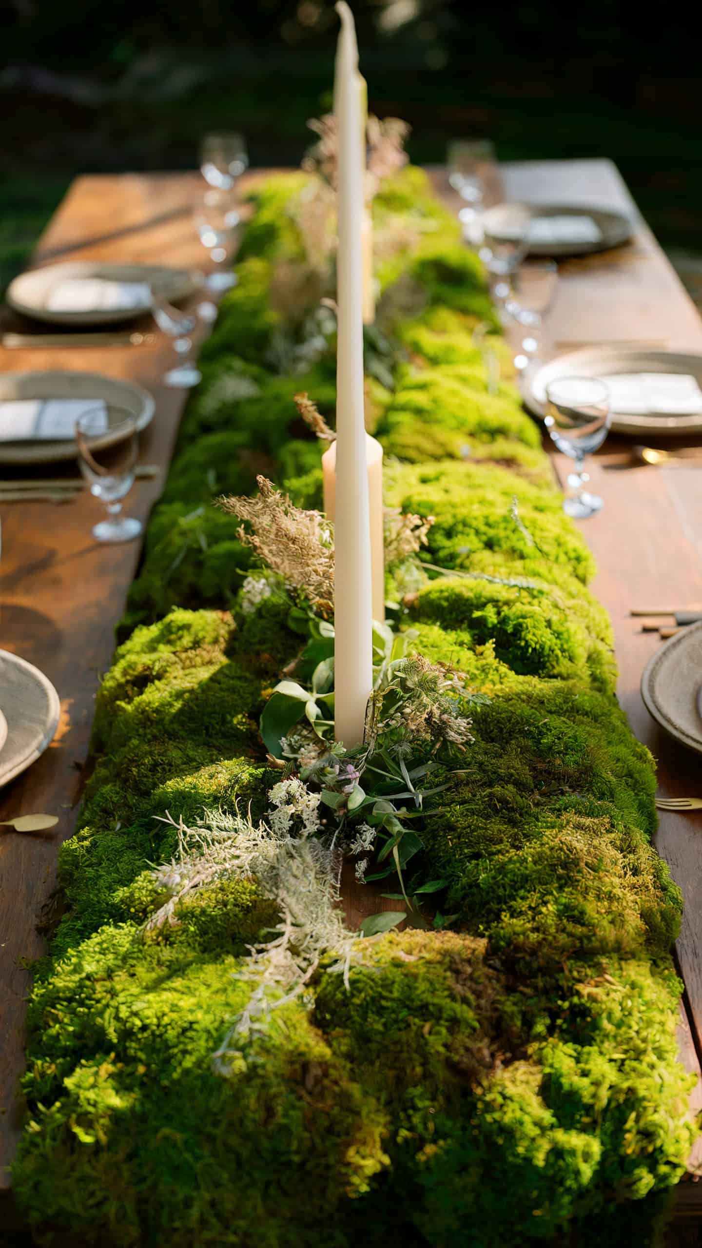 Moss Table Runner