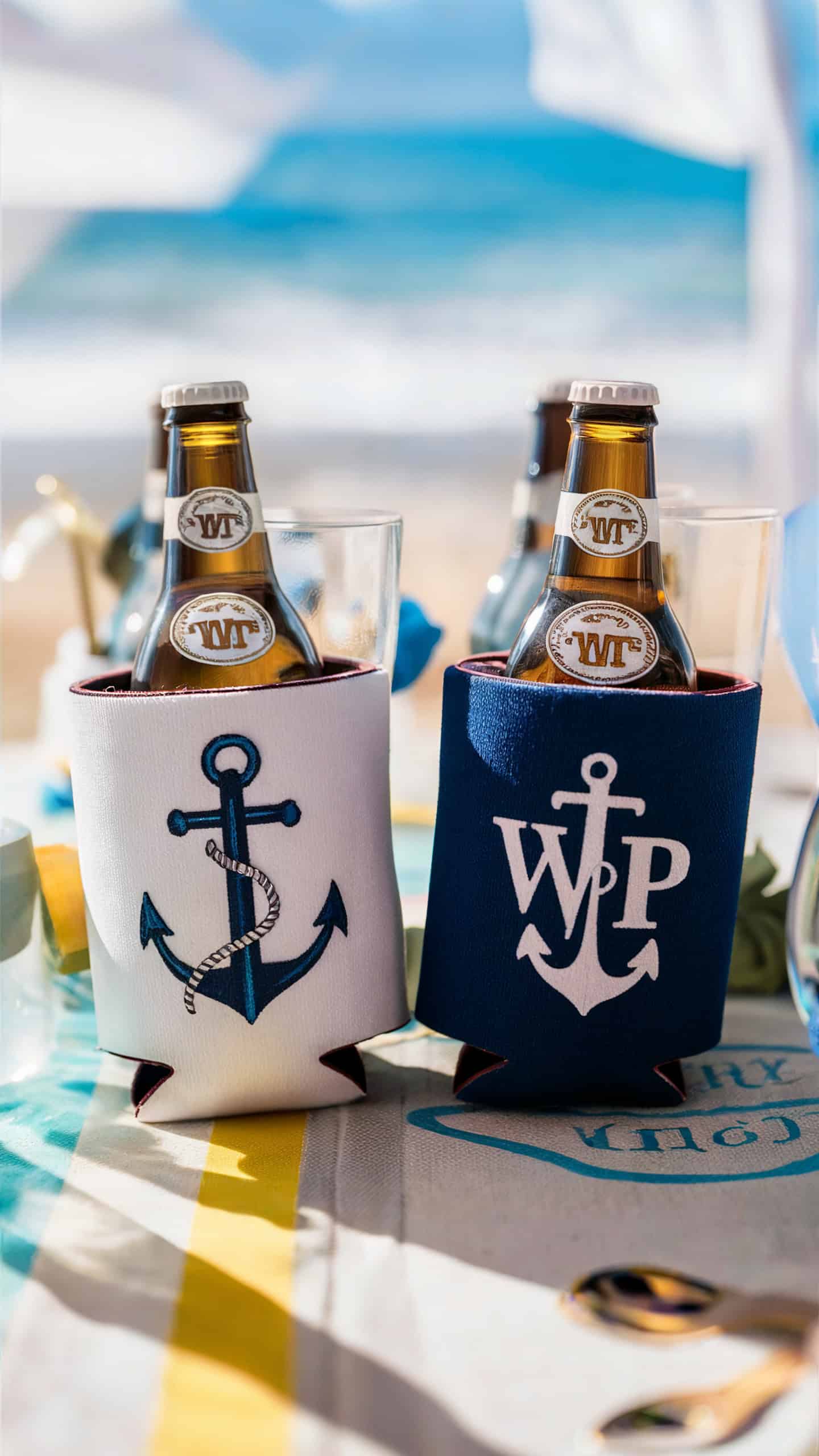 Nautical Anchor Koozies