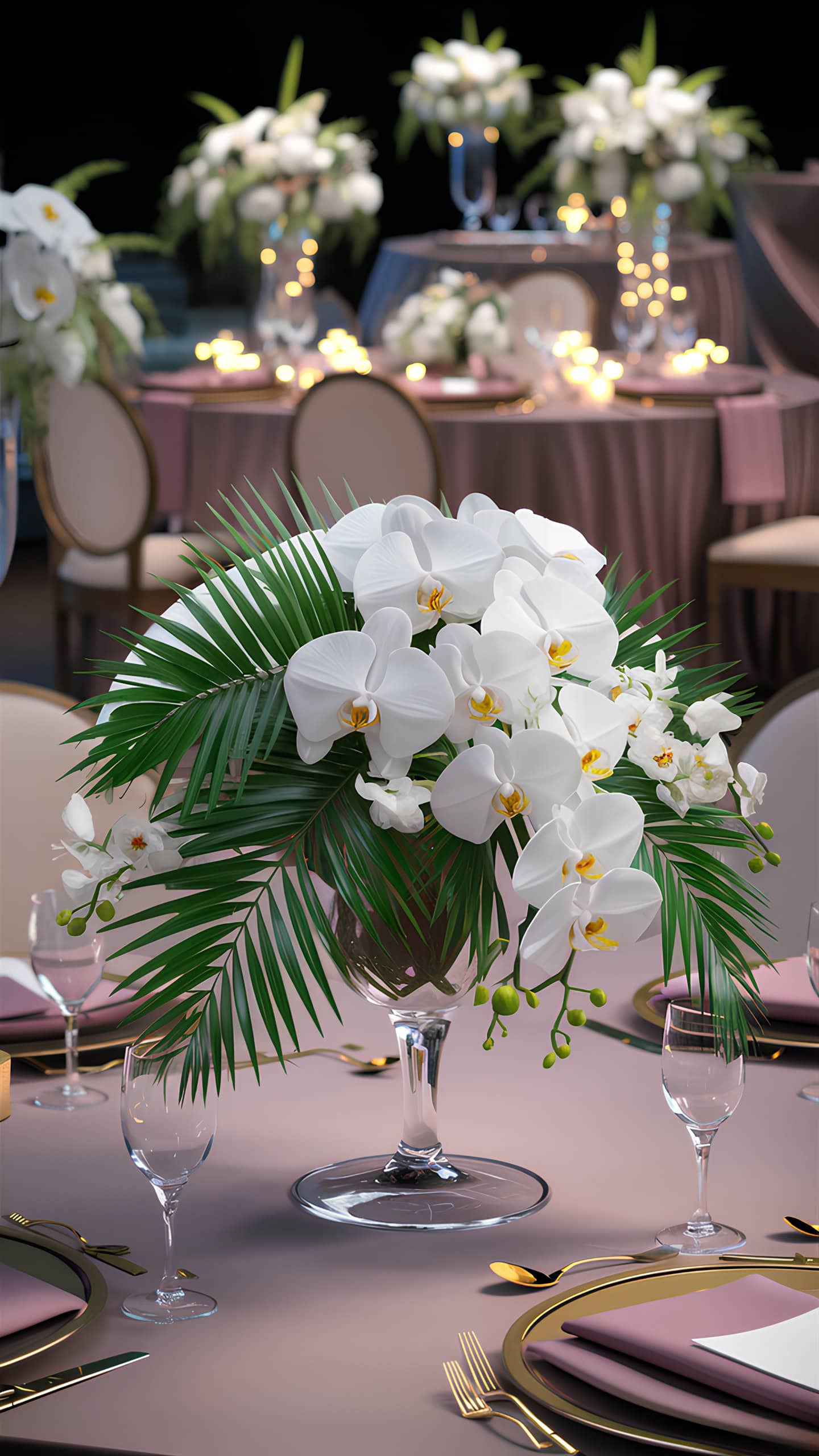 Orchid Centerpieces