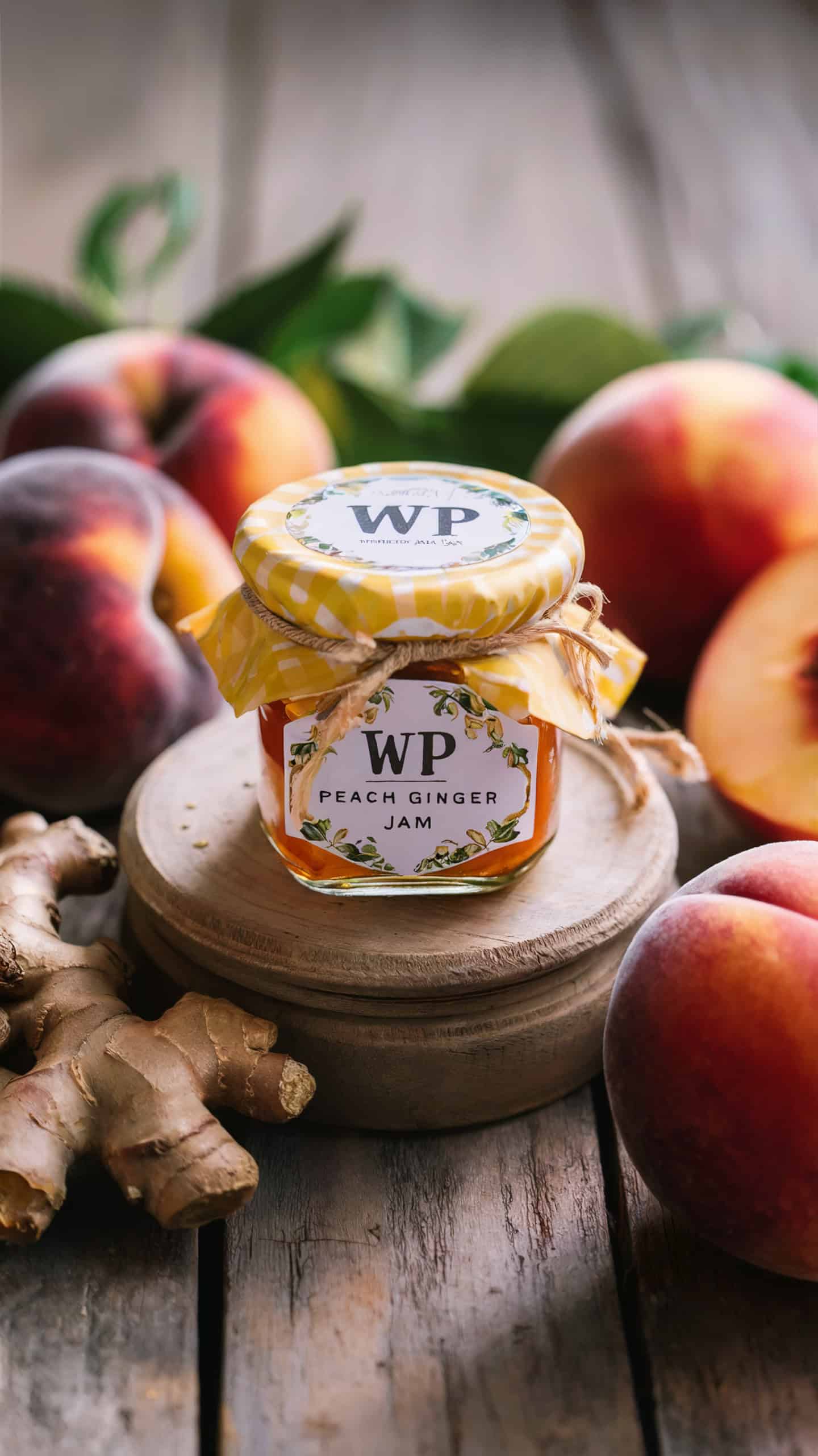 Peach Ginger Jam