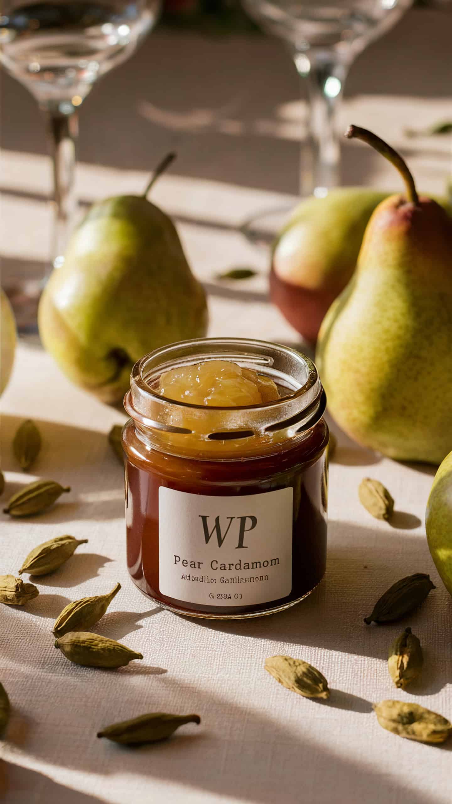 Pear Cardamom Jam