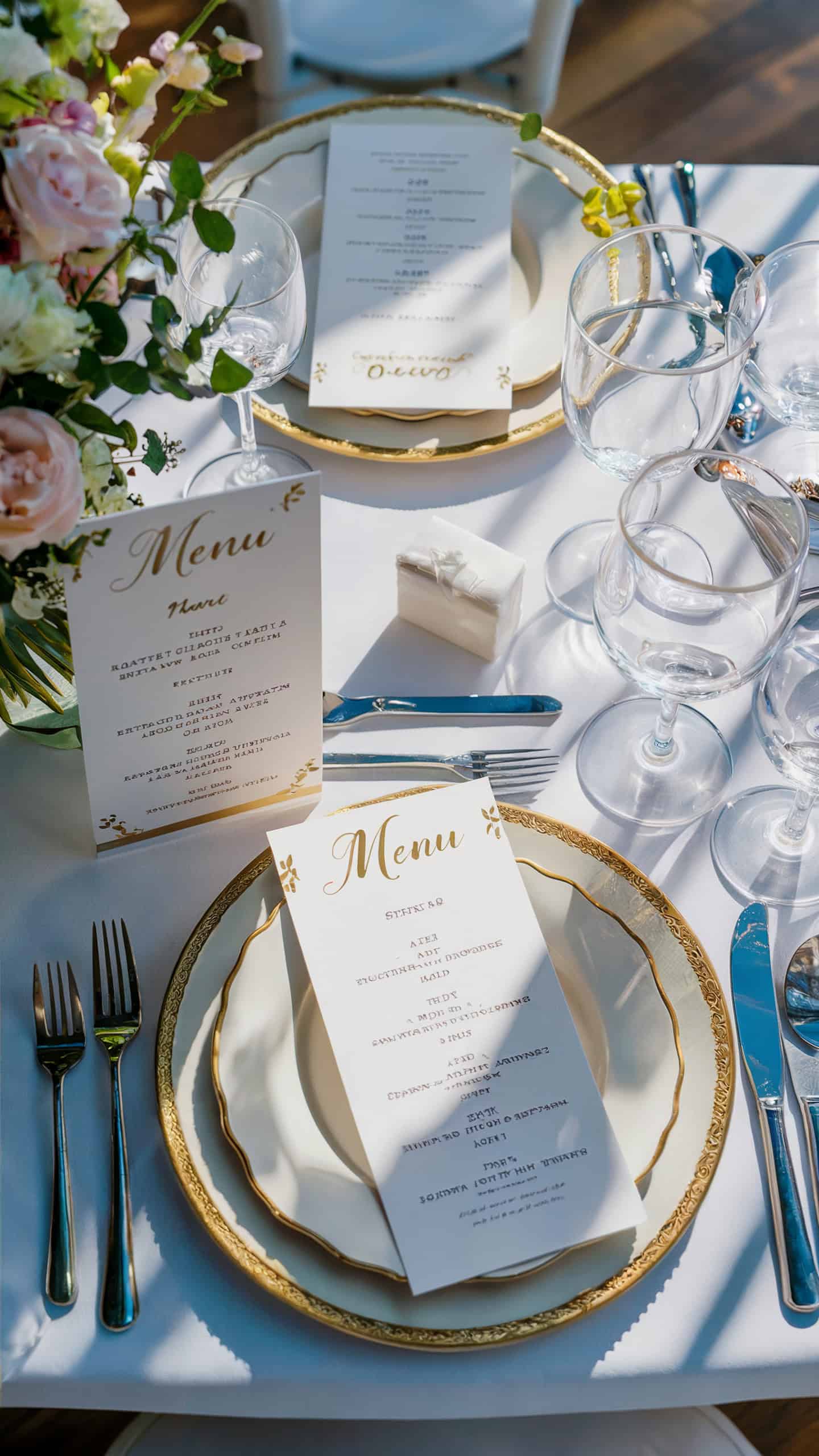 Personalized Menu Cards