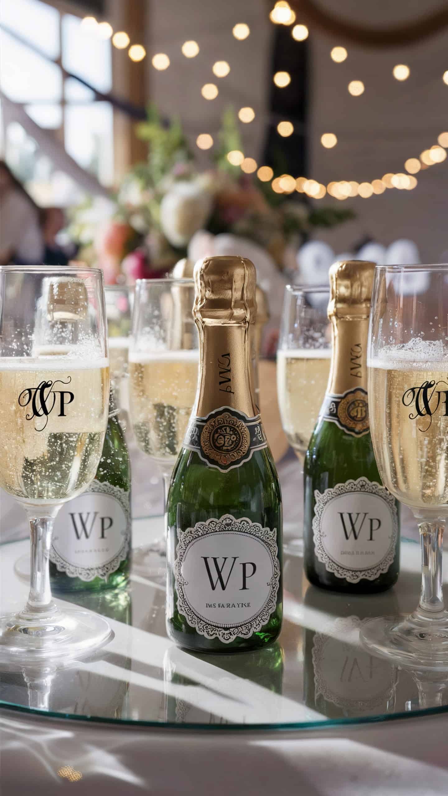 Personalized Mini Champagne Bottles