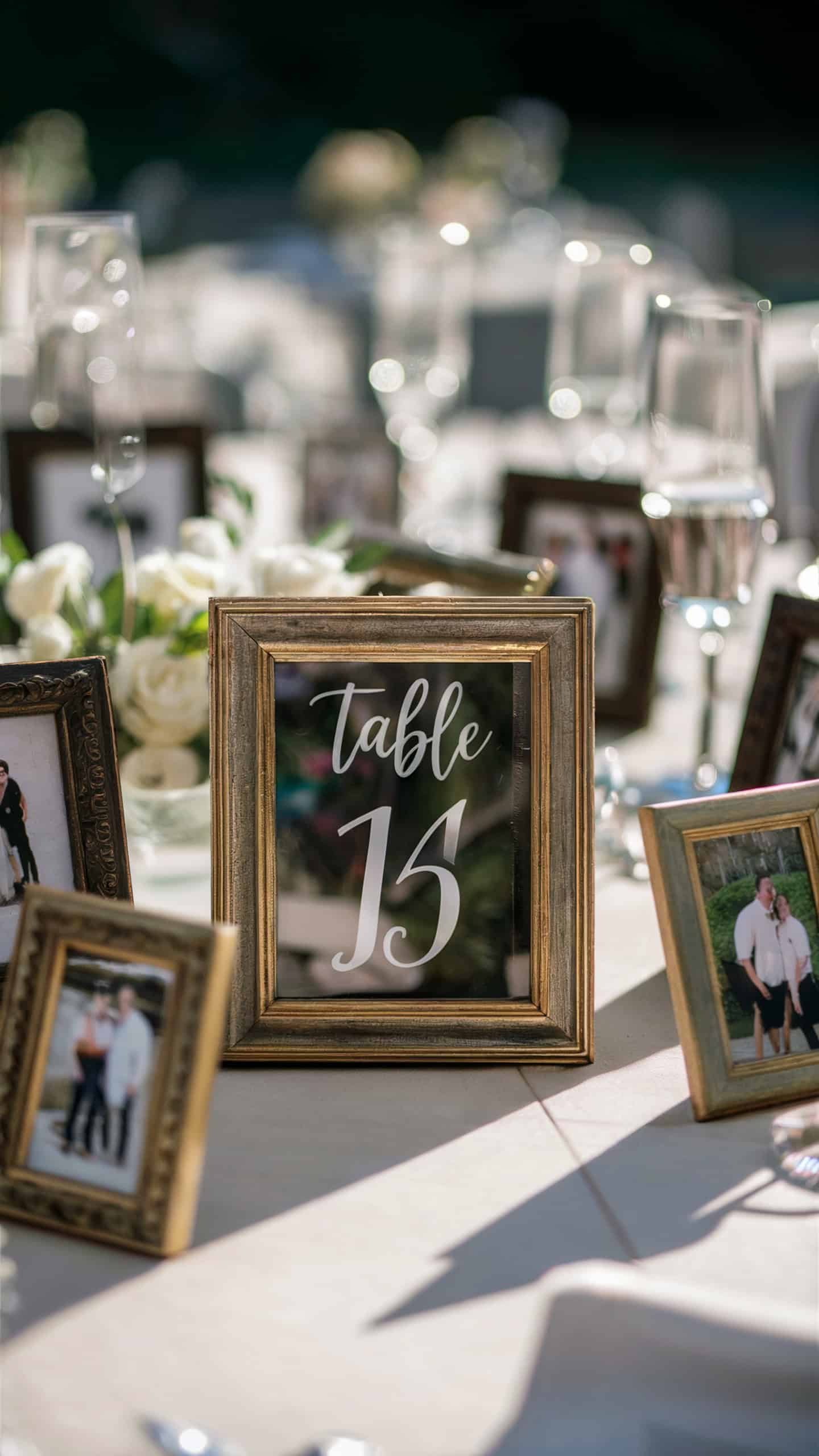 Personalized Photo Table Numbers
