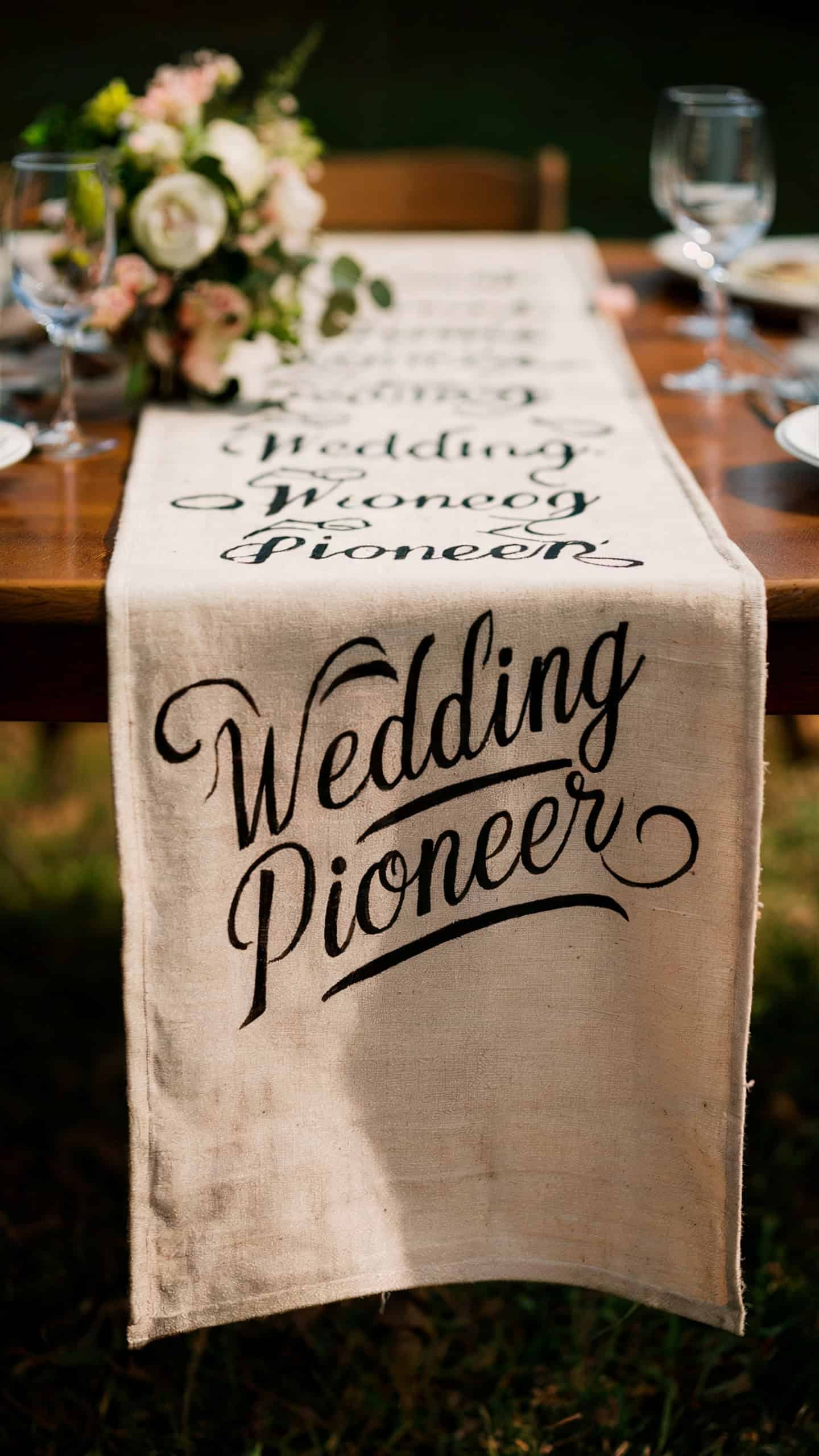 Personalized Table Runners