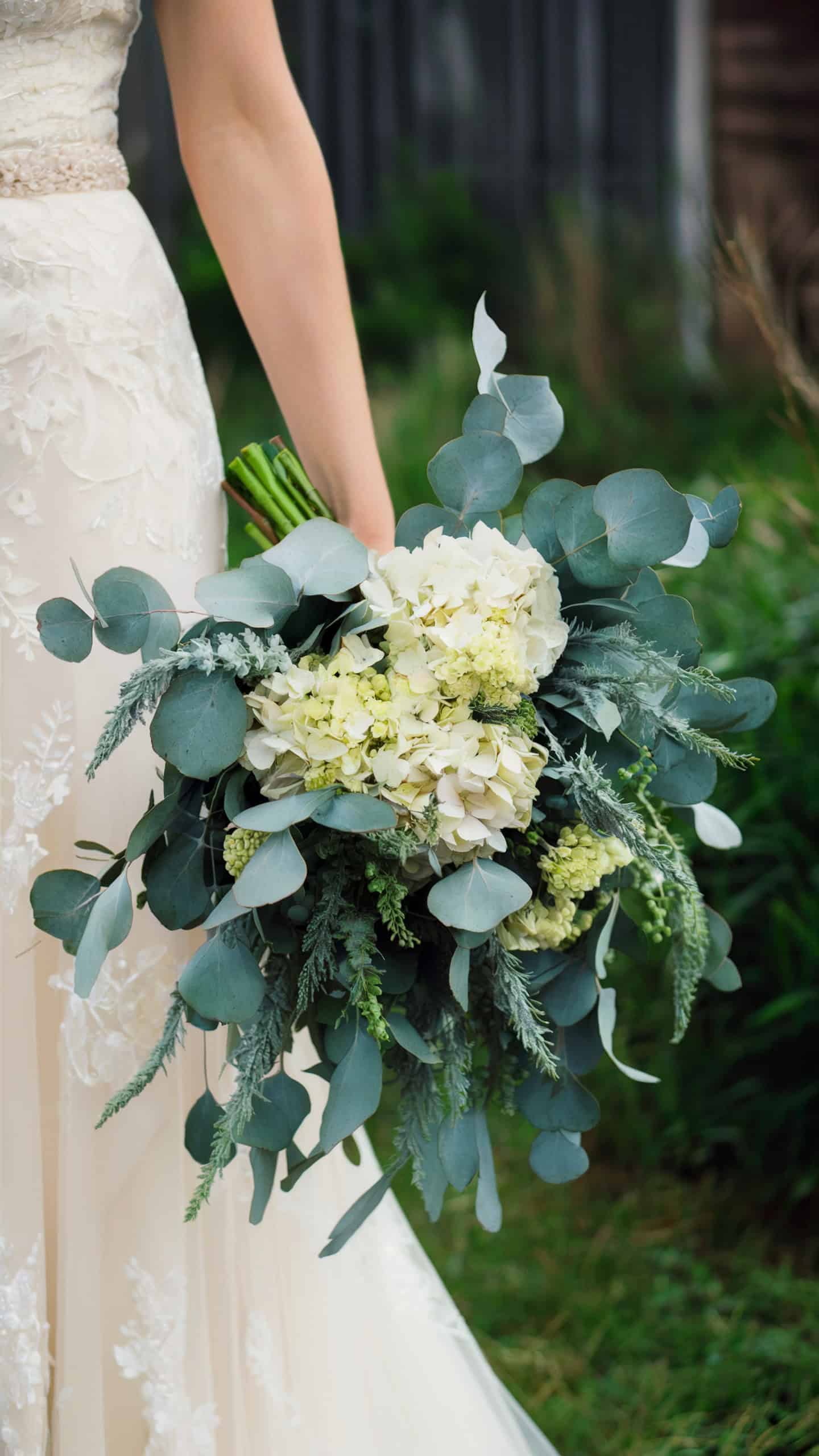 Rustic Hydrangea and Eucalyptus