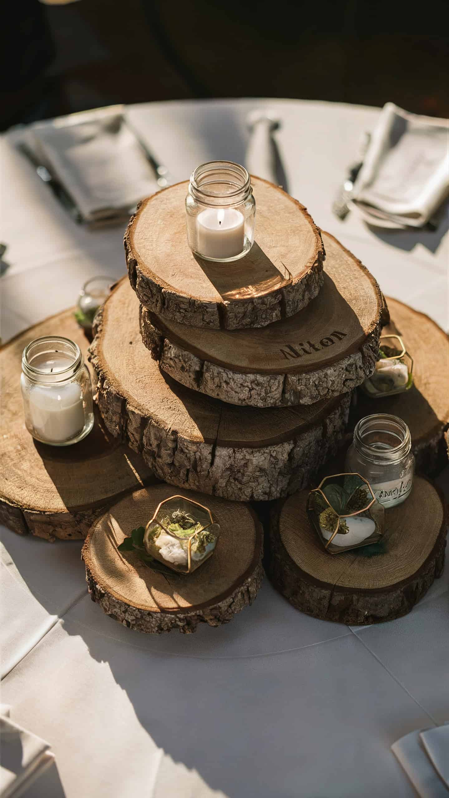 Rustic Wooden Slices