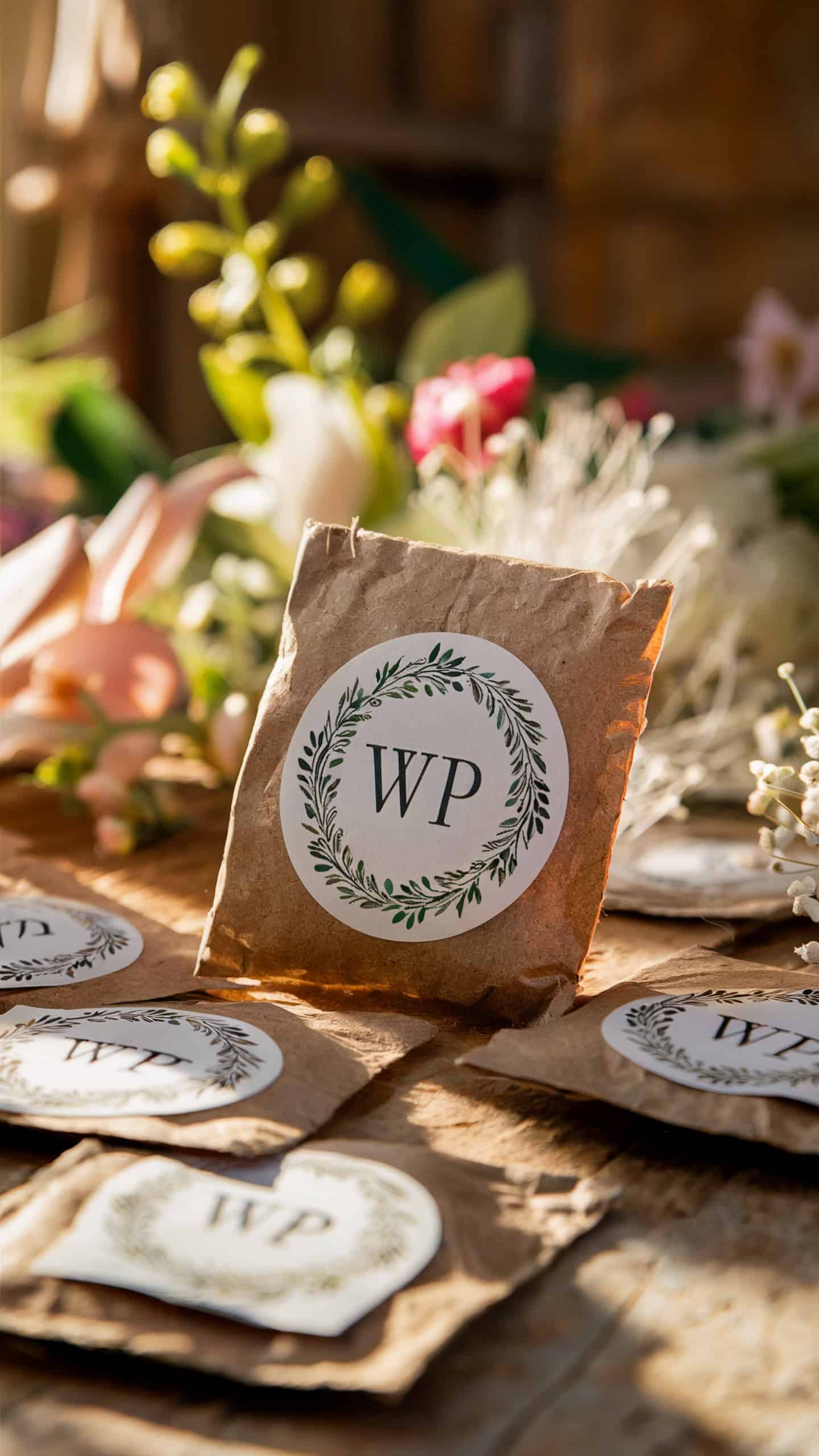 Seed Packet Favors with Custom Labels