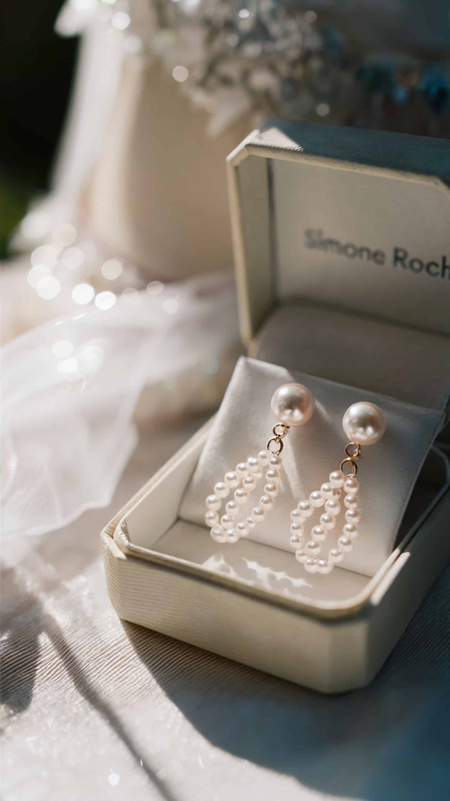 Simone Rocha Faux Pearl Drop Earrings