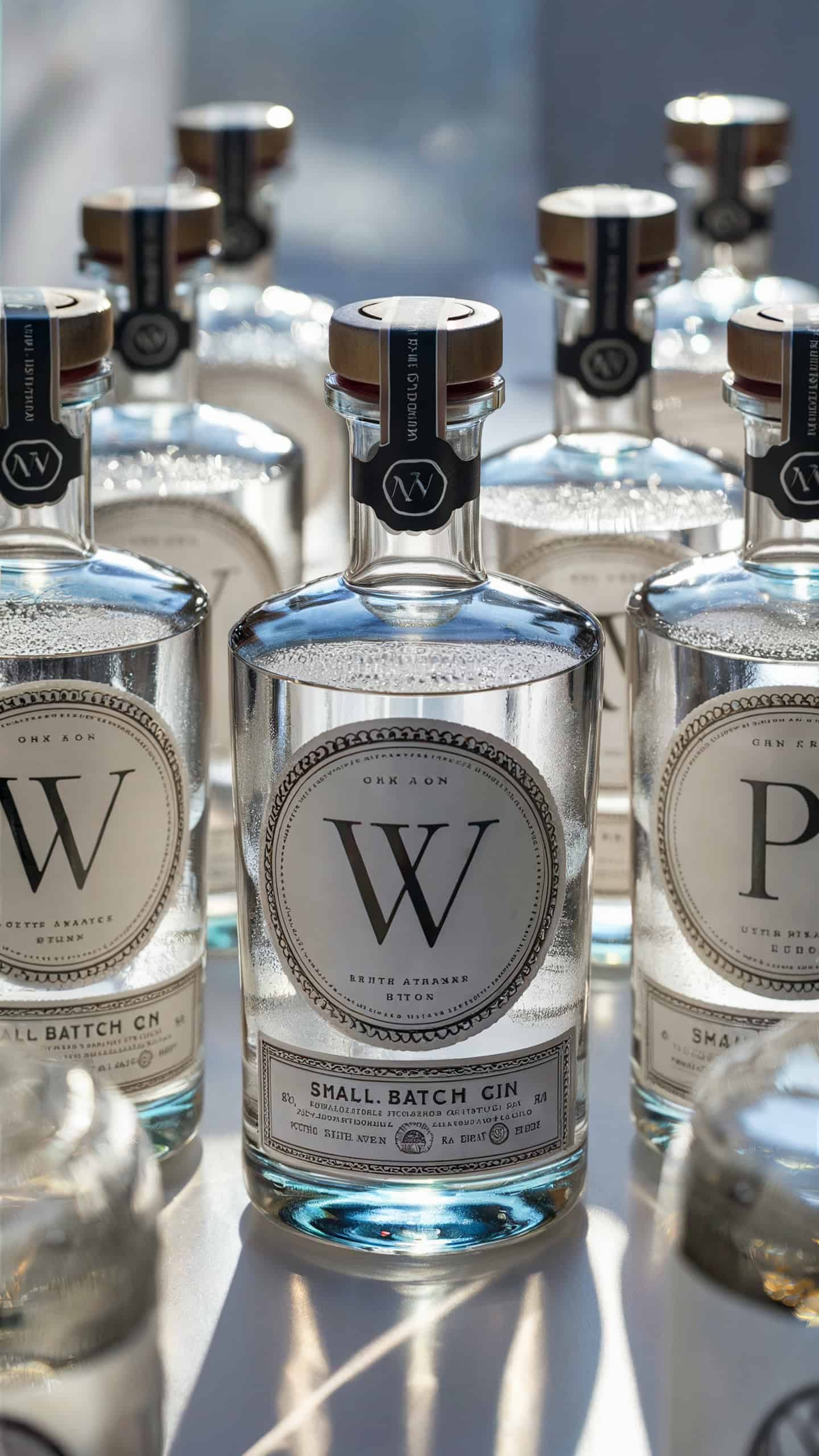 Small Batch Gin Bottles