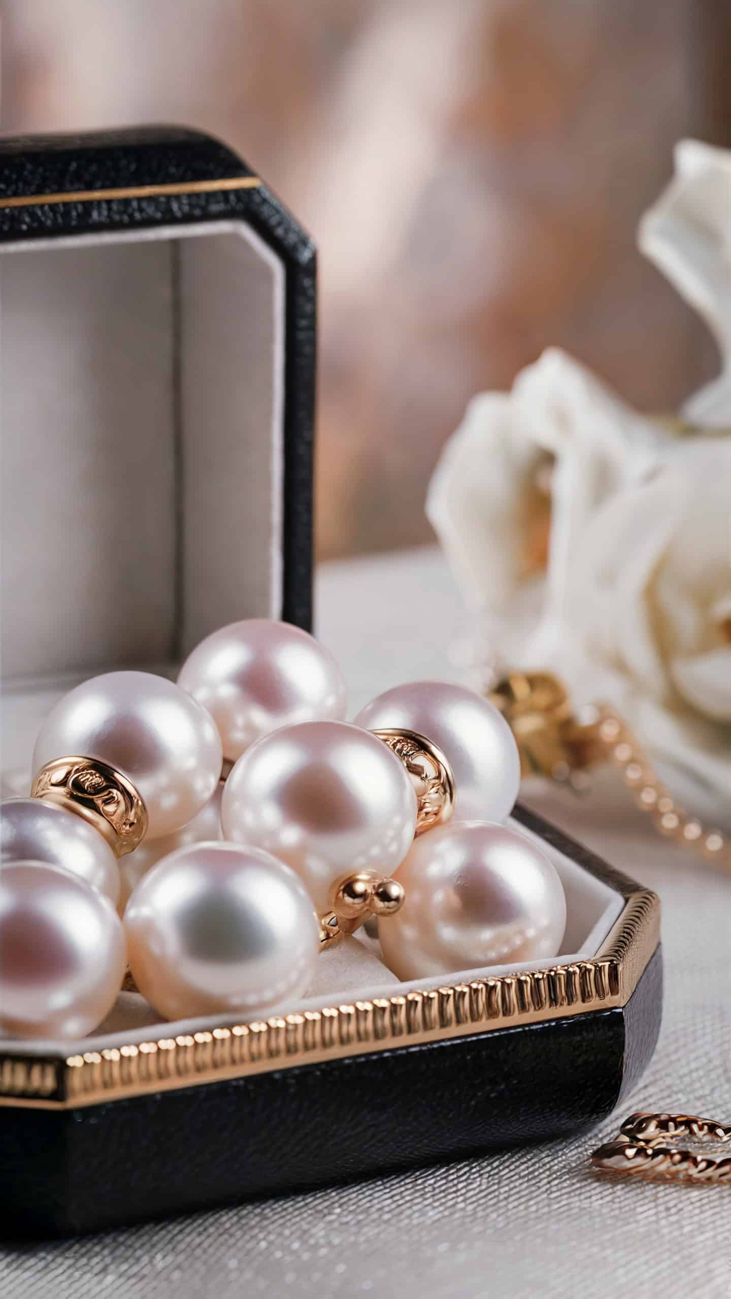 South Sea Pearls with Gold Accents