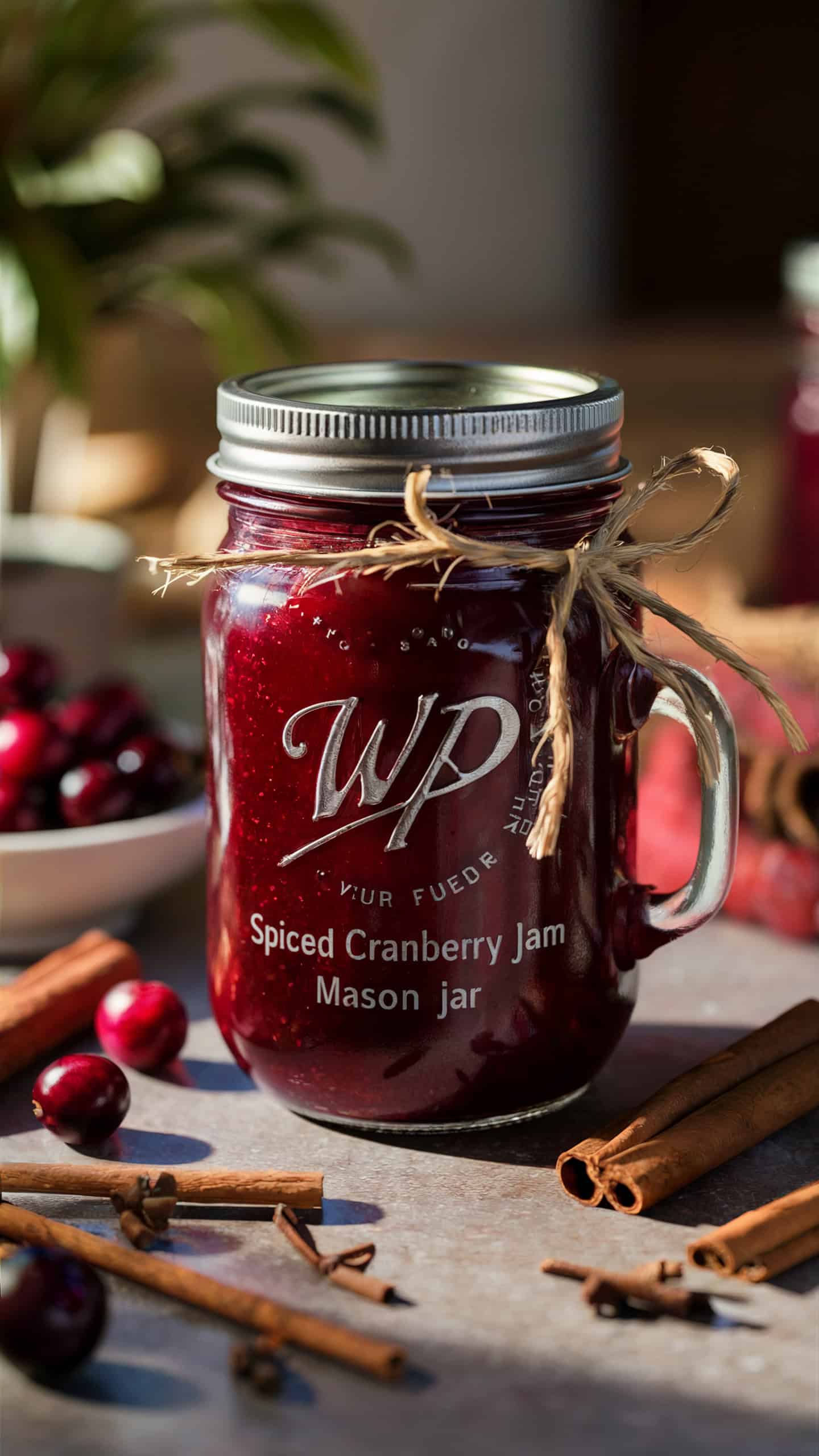 Spiced Cranberry Jam