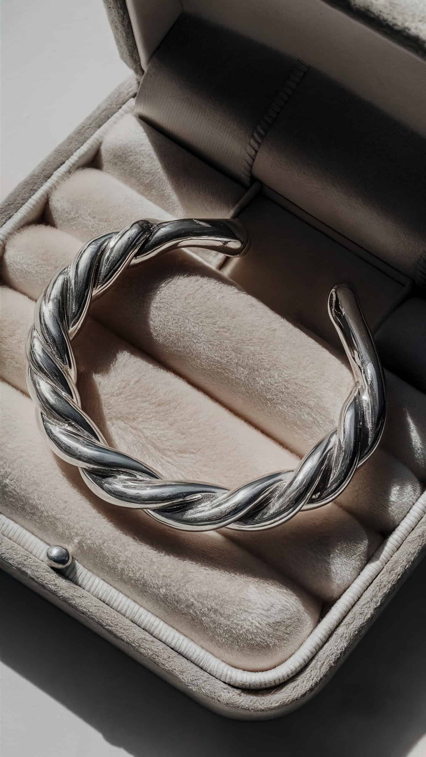 Sterling Silver Twisted Armlet
