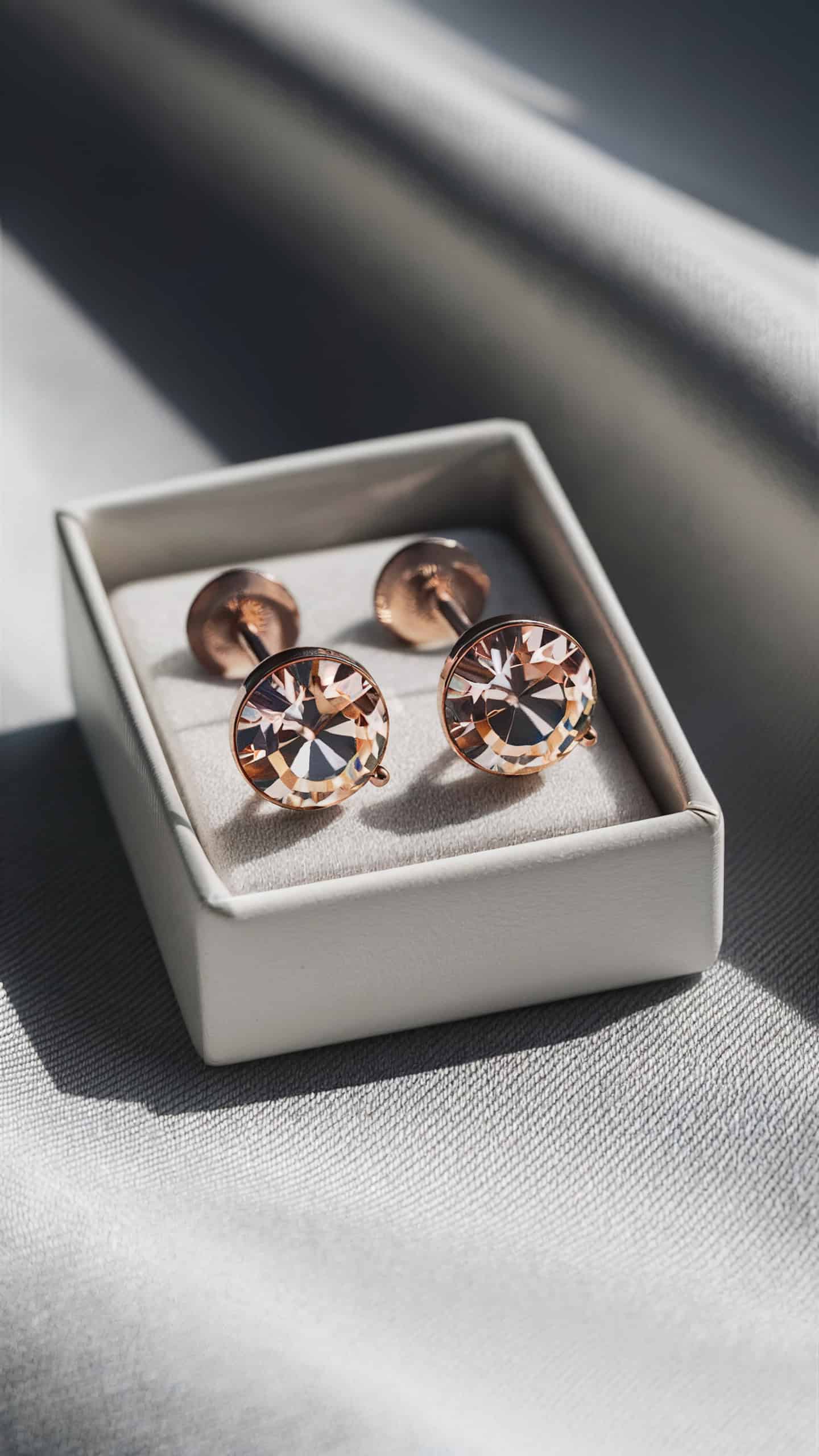 Swarovski Attract Round Stud Earrings