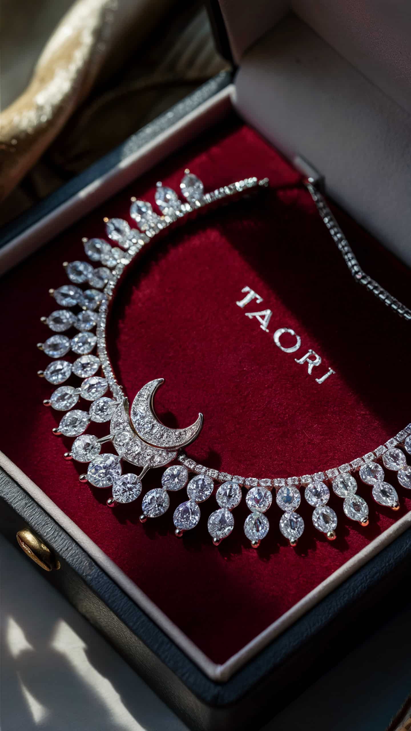 Tacori Crescent Crown Necklace