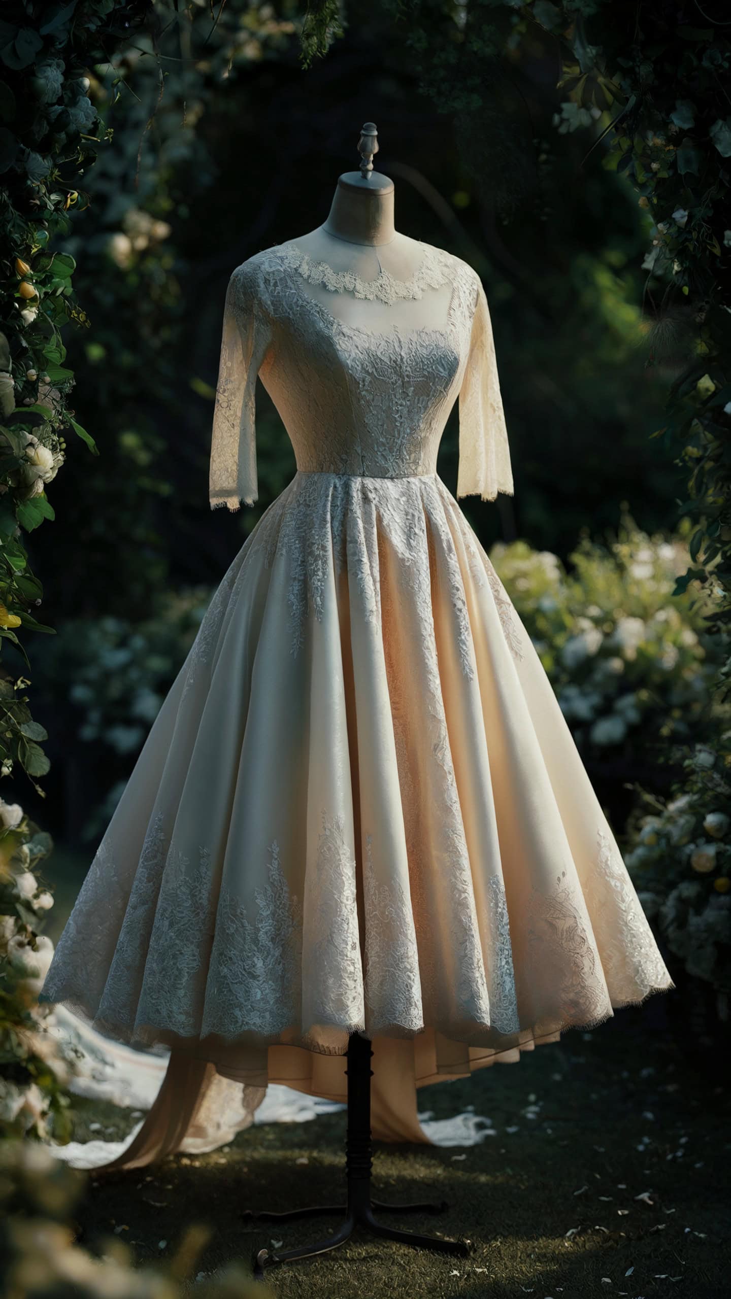 Tea-Length Elegance