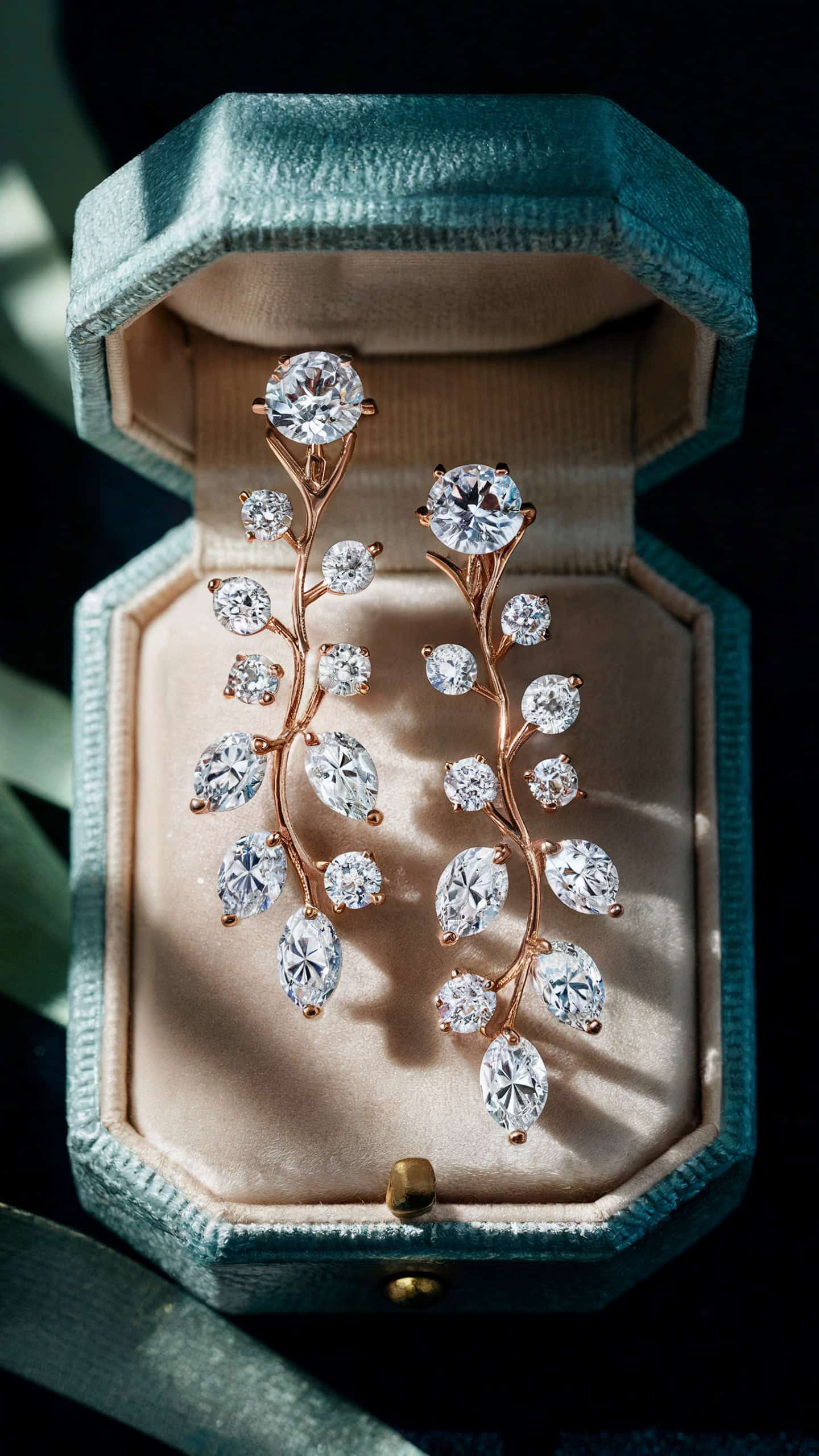 Tiffany & Co. Victoria Diamond Vine Earrings