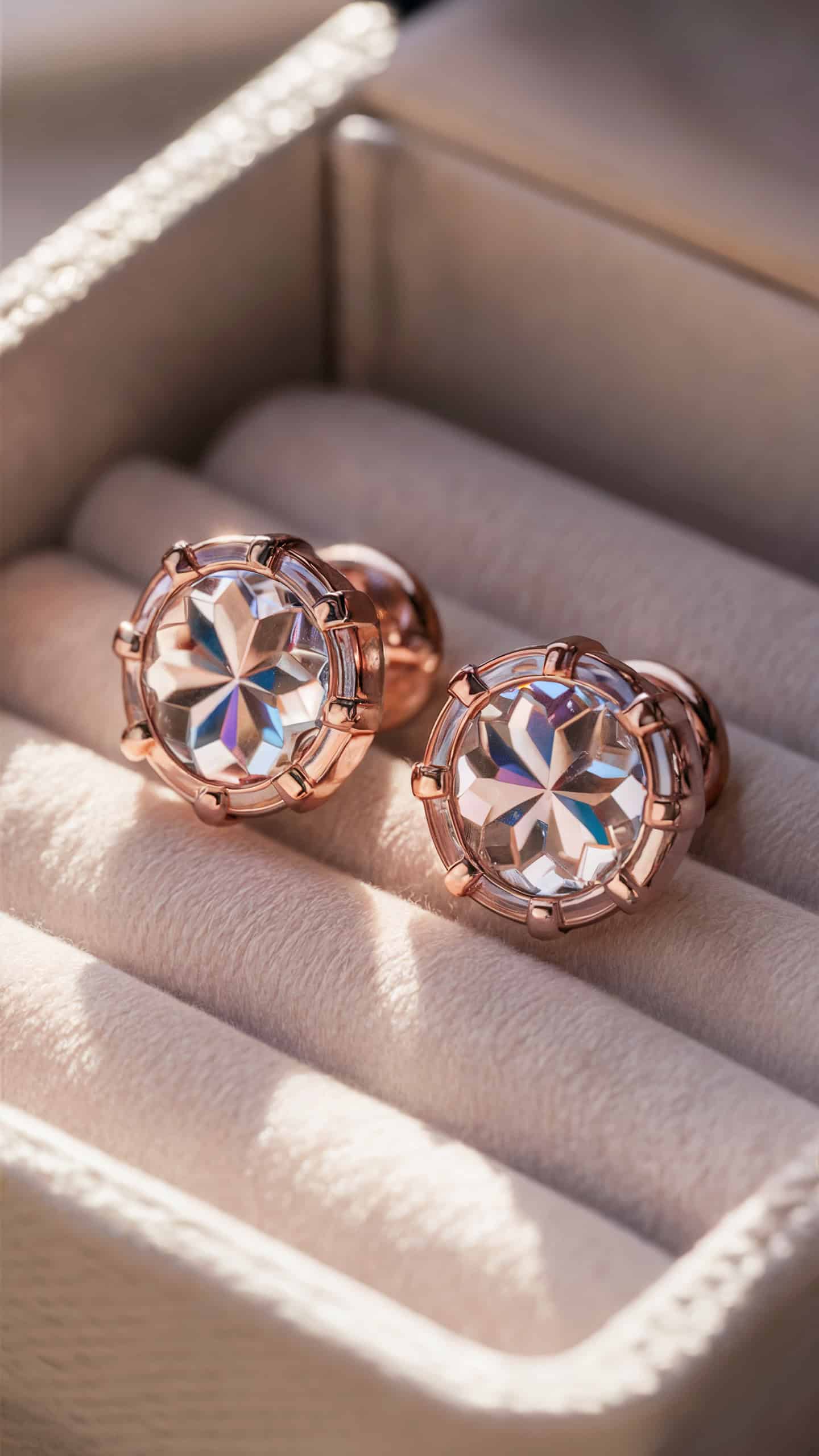 Tory Burch Crystal Stud Earrings