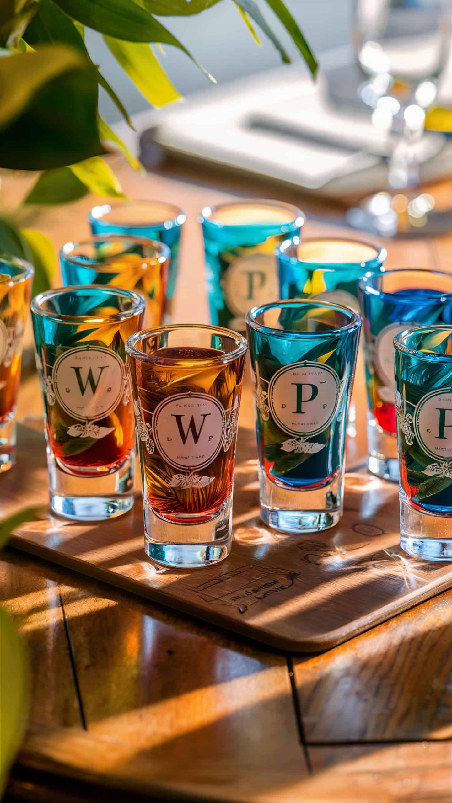 Tropical Shot Glasses