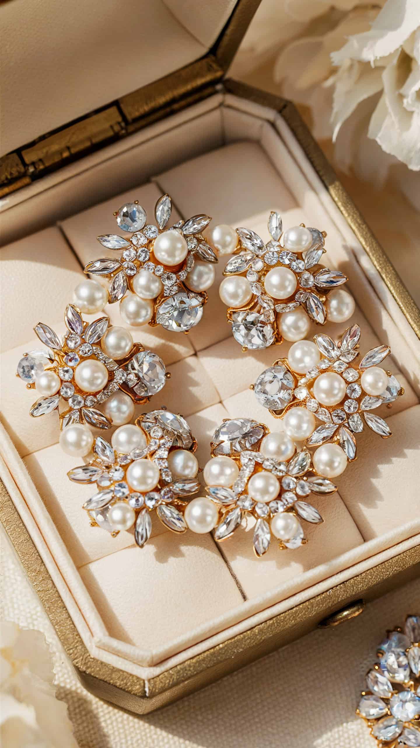 Vintage Cluster Earrings from Etsy