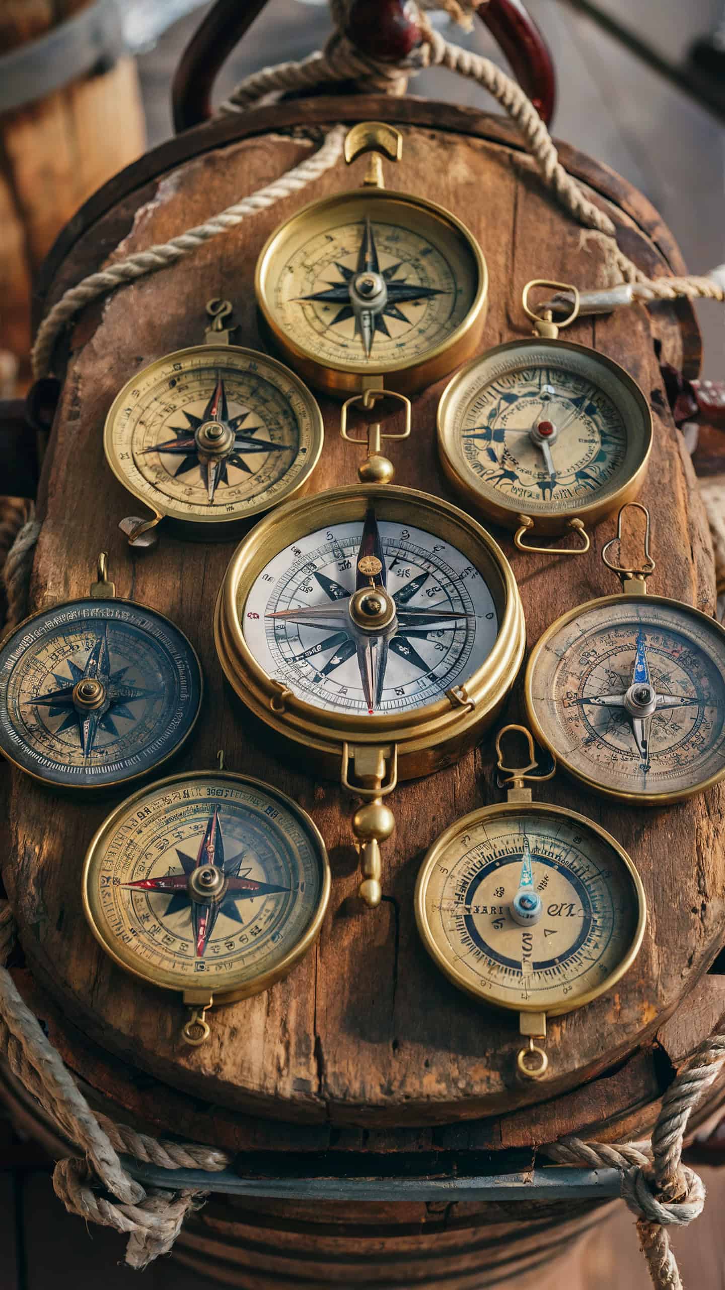 Vintage Compass Favors