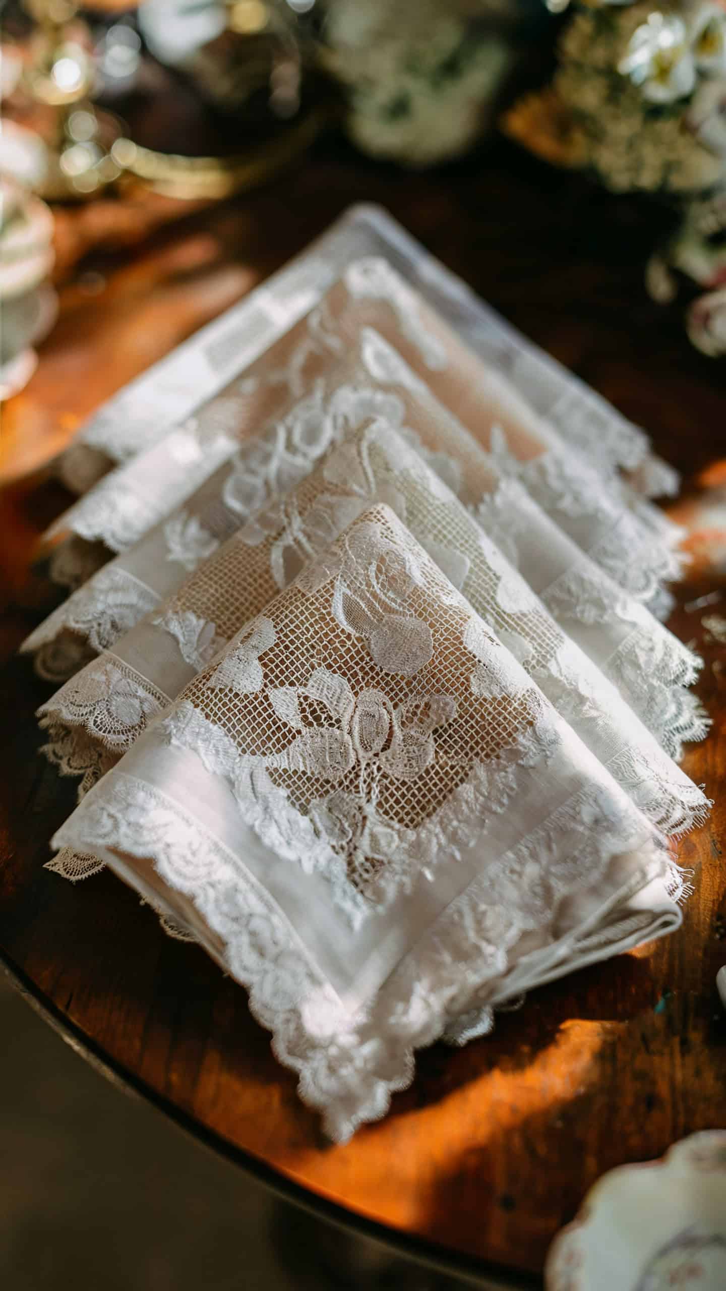 Vintage Lace Handkerchiefs