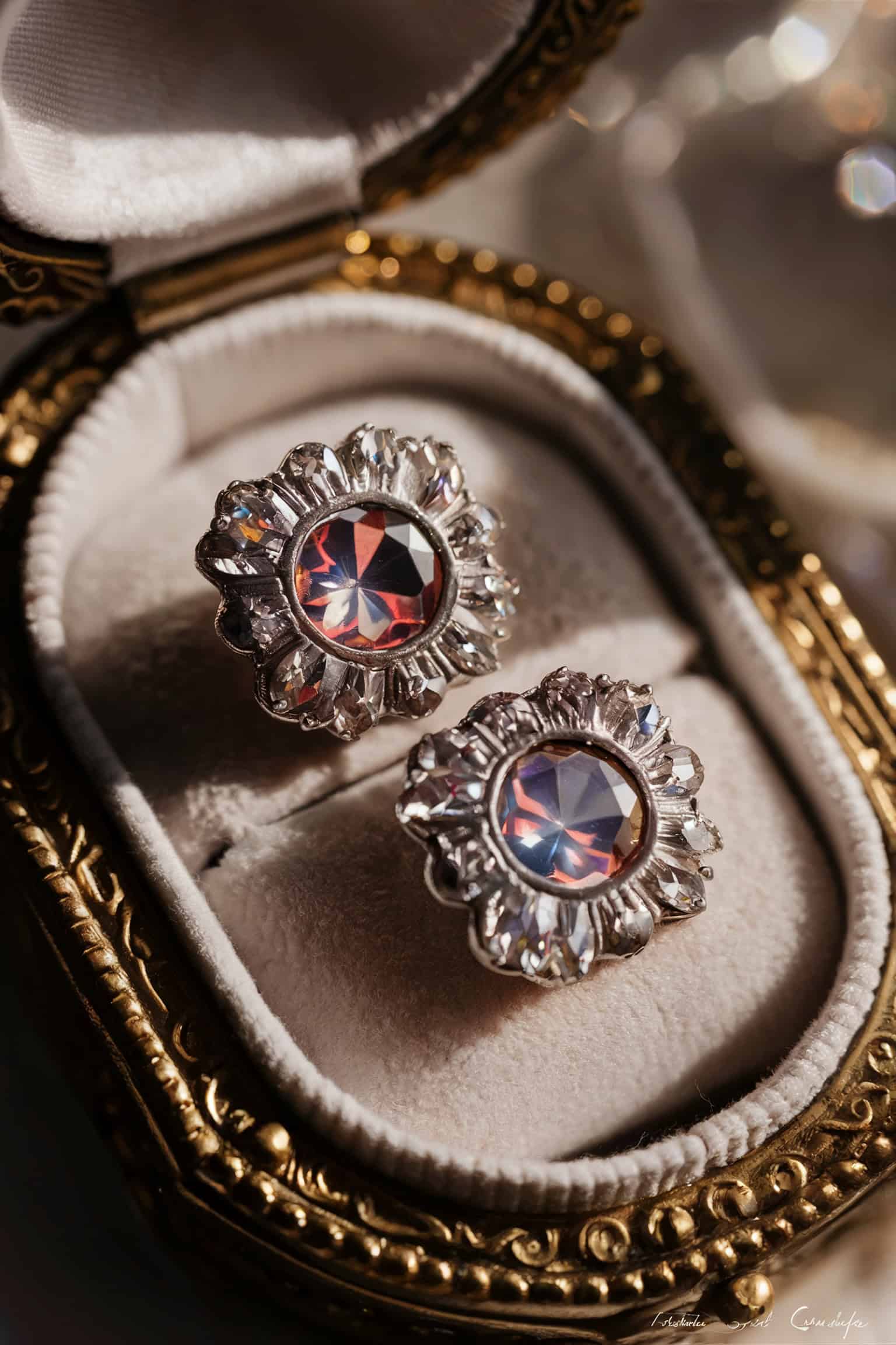 Vintage Rhinestone Studs