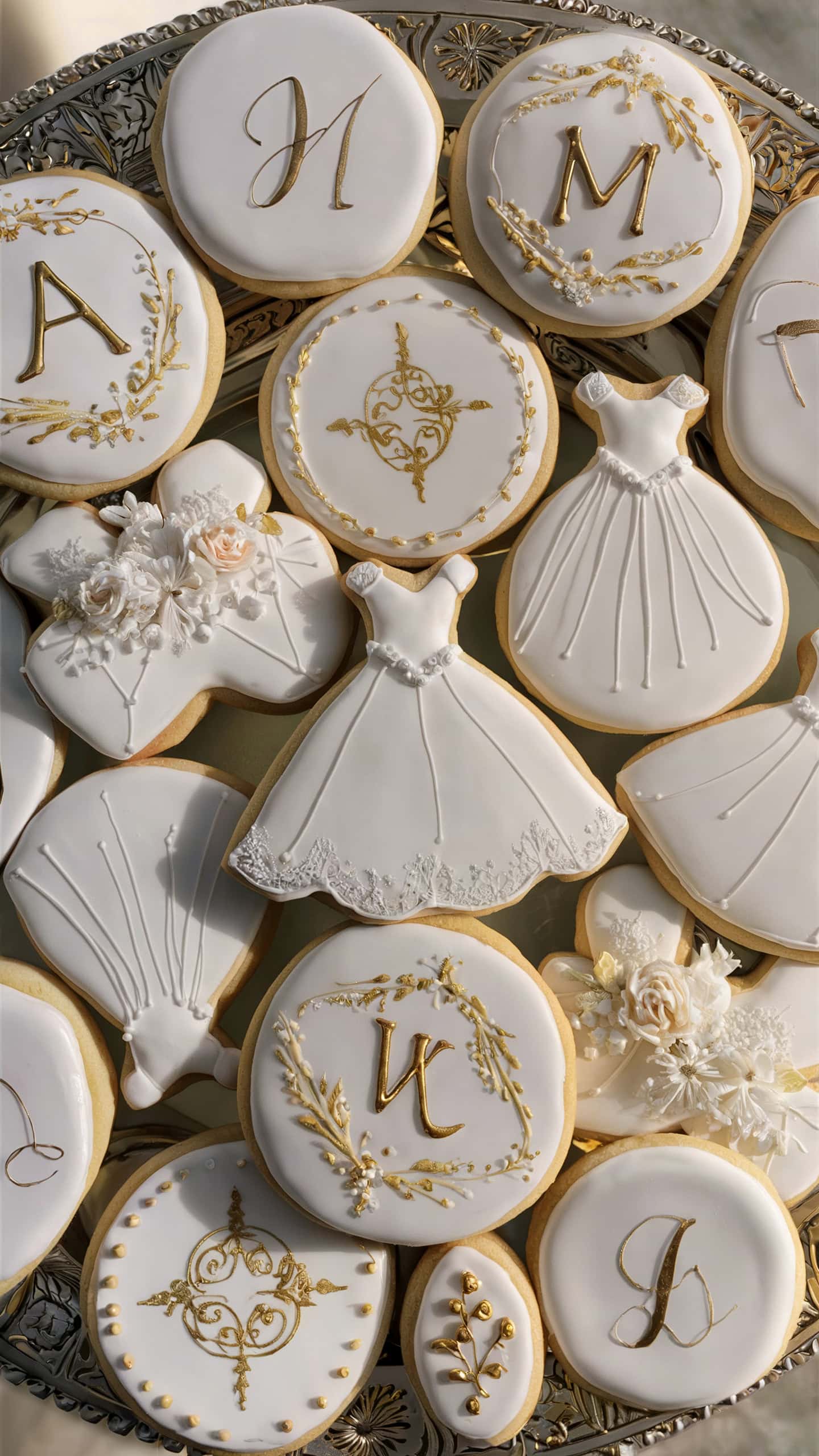 Wedding Theme Sugar Cookies
