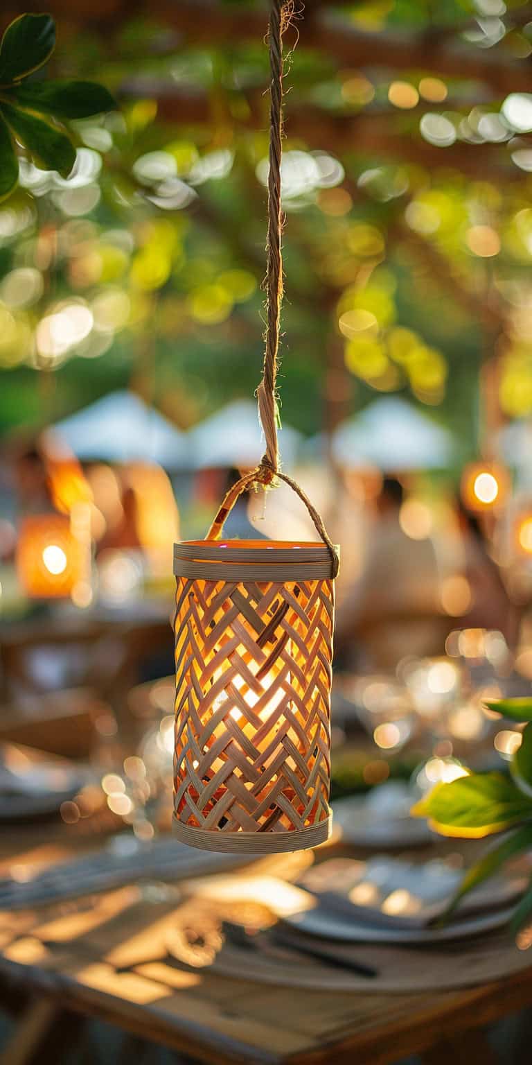 jakecain7 A photorealistic image of a bamboo basket hanging l 6b36fb1f 326c 4142 a5f1 d80643e59bfb 1