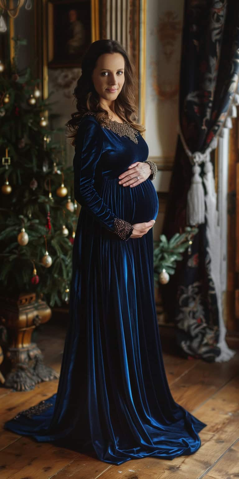 jakecain7 A photorealistic image of a pregnant woman in a flo 81343014 5fdb 43b8 8cfb 3244dd548714 3