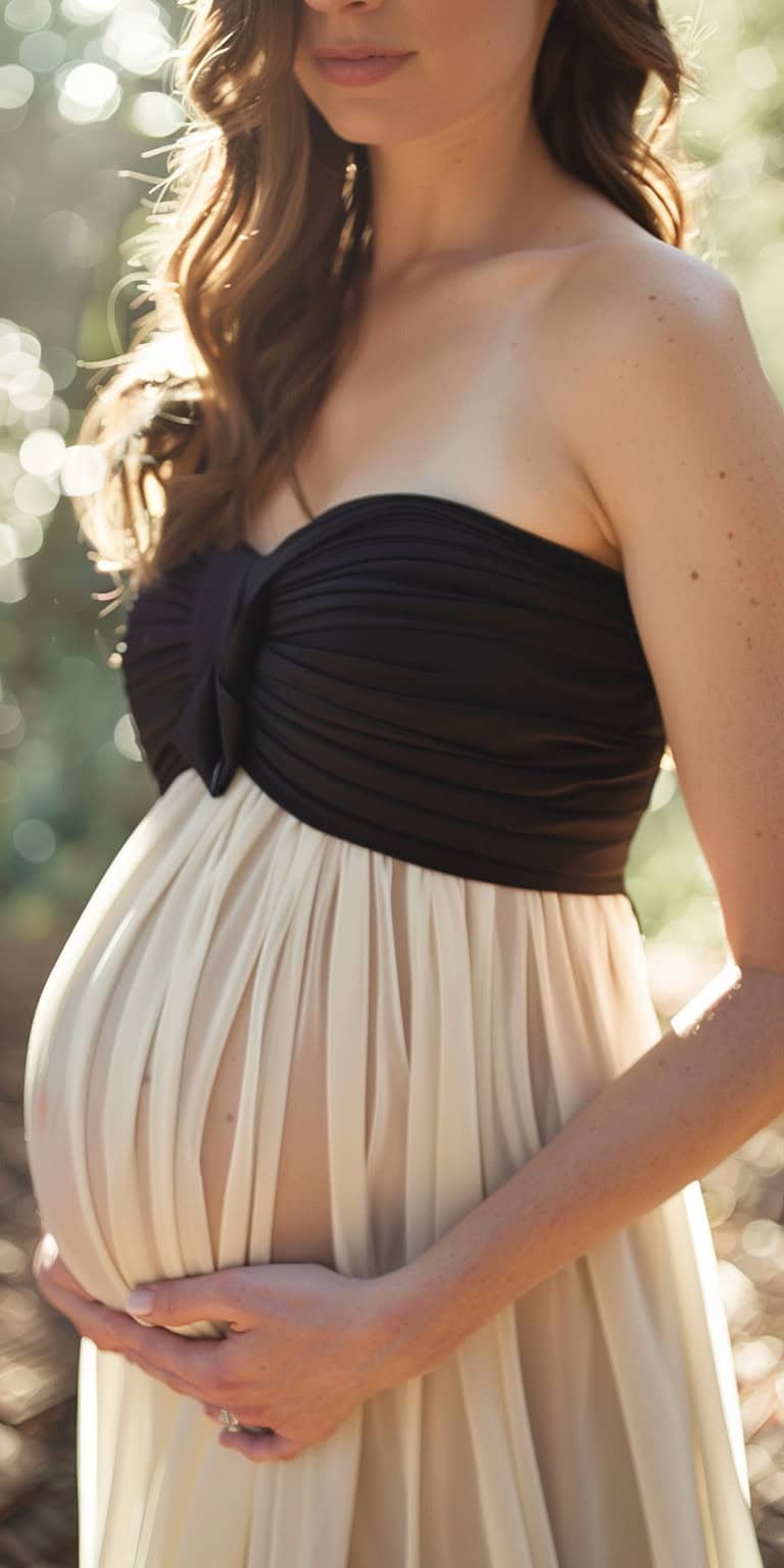 jakecain7 A photorealistic image of a pregnant woman wearing 5b1a74fe 8abf 41d4 a5ac 173ac9d20ba7 0 1