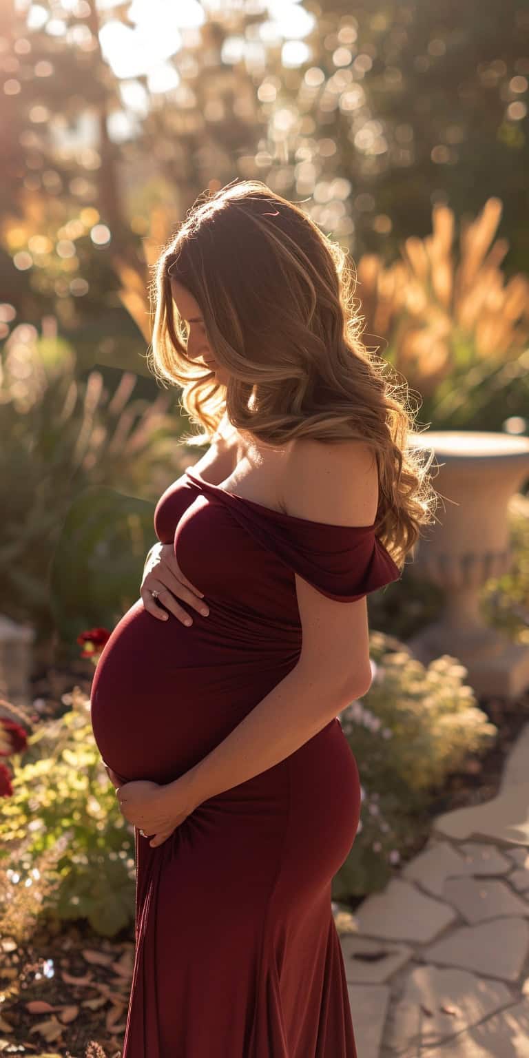 jakecain7 A photorealistic image of a pregnant woman wearing cd9ee4a3 2c27 4ba0 beef e2c776508ec9 3