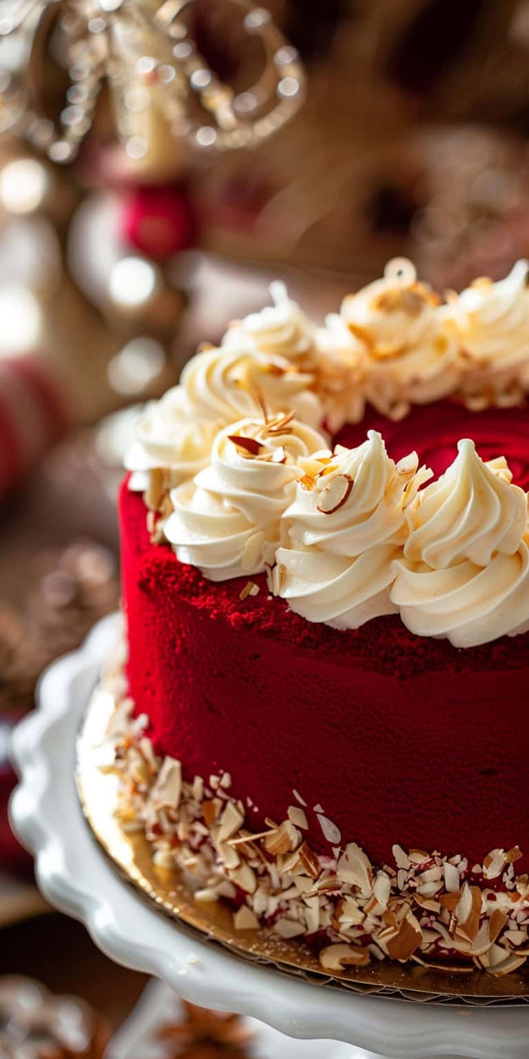 jakecain7 A photorealistic image of a red velvet wedding cake 2186ff29 49e4 48c2 83ec e8597967ce33 3