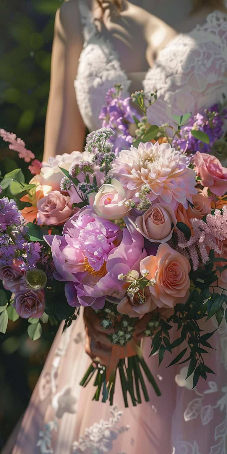 jakecain7 A photorealistic image of a wedding bouquet featuri 1d236d46 21c7 4462 82df b4fcc2af4799 1 2