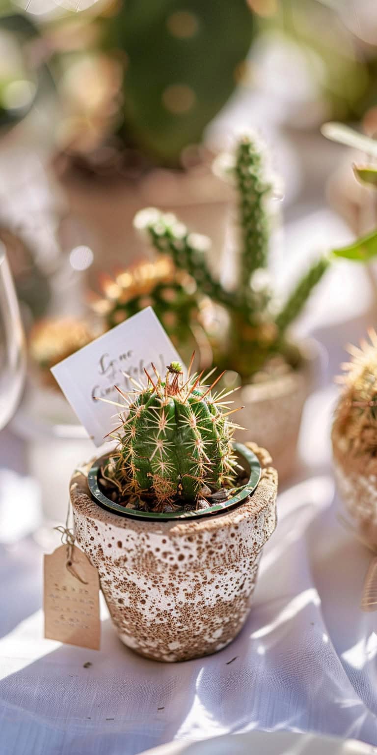 jakecain7 A photorealistic shot of a small cactus in a biodeg 45a06103 1d86 4168 a96a e95a0ef6e2db 2