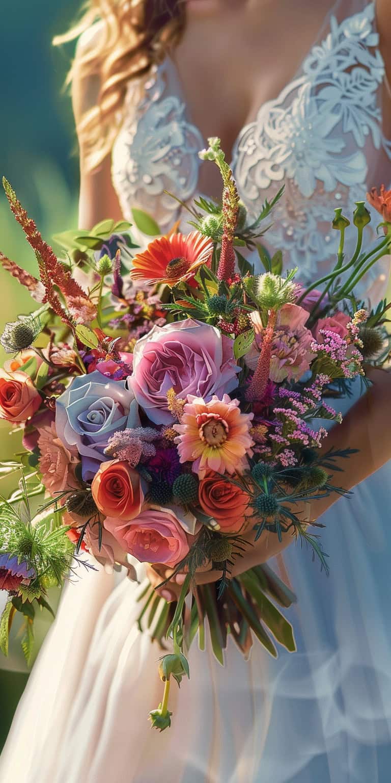 jakecain7 Create a photorealistic image featuring a bride hol 2203bed7 d917 4a8e bdcc 7666b40cefd4 2 1