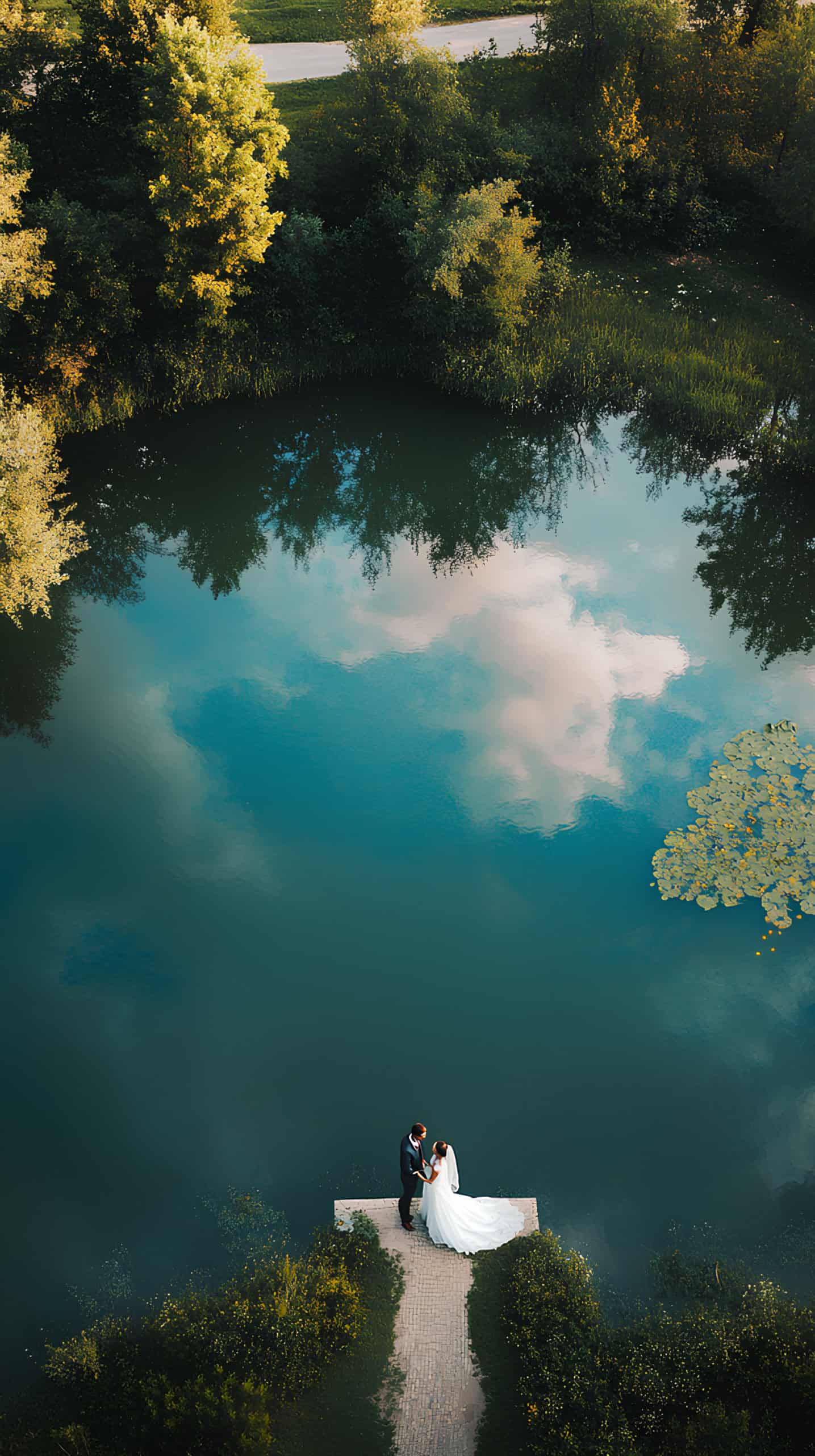 Aerial Drone Shots Capturing the Whole Scene