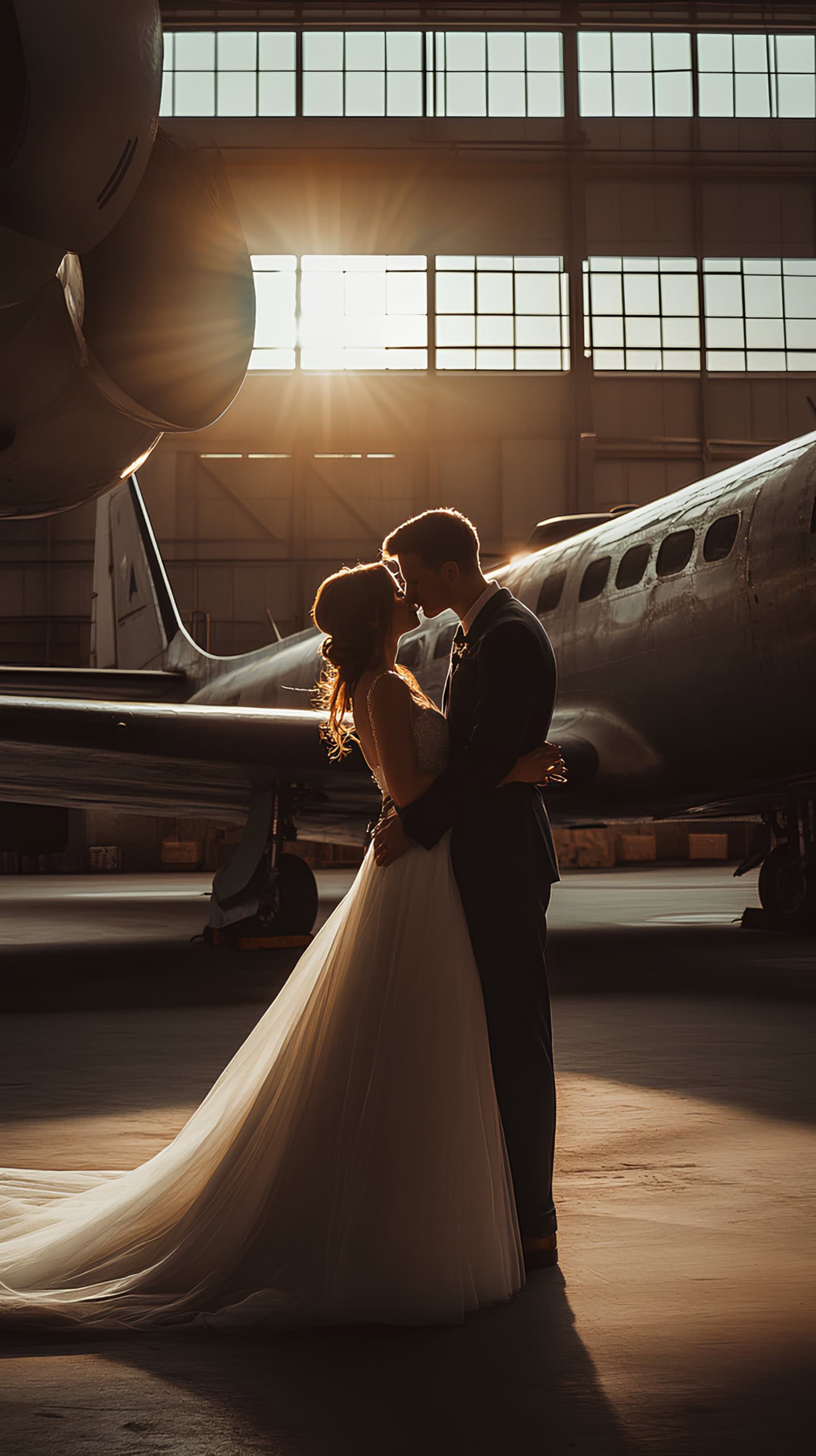 Airplane Hangar Glam