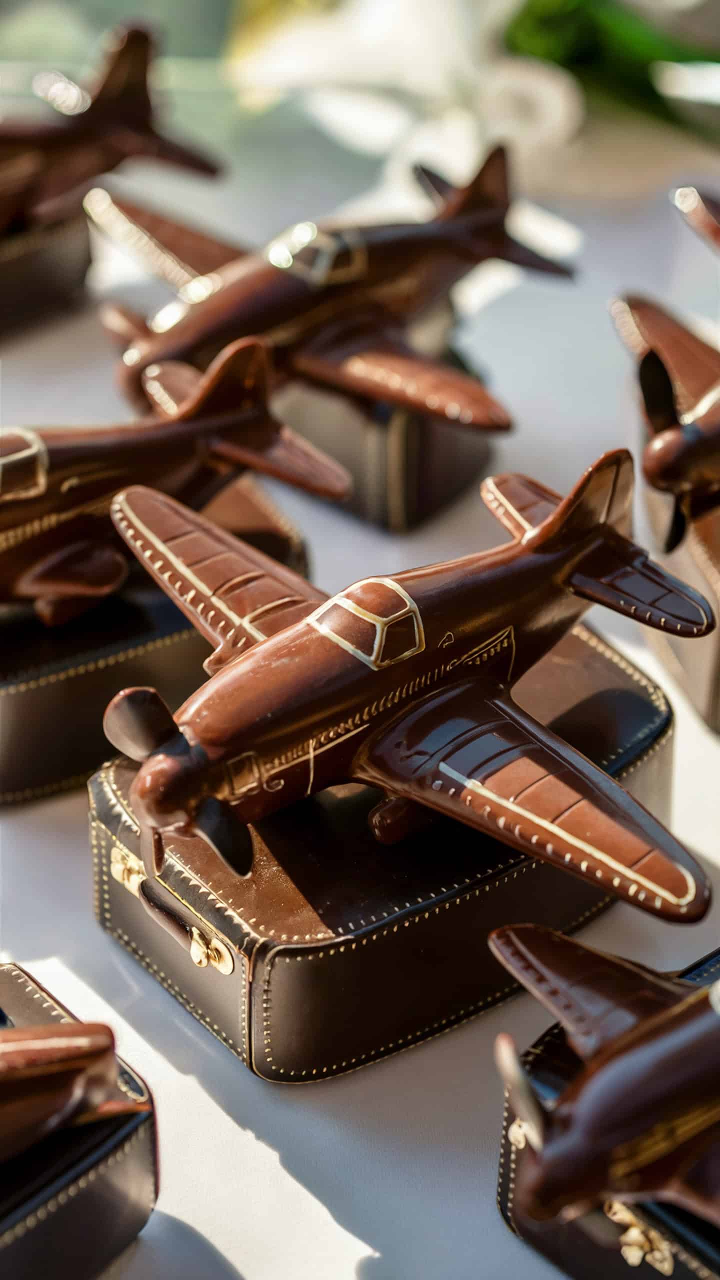 Airplane-Shaped Chocolates