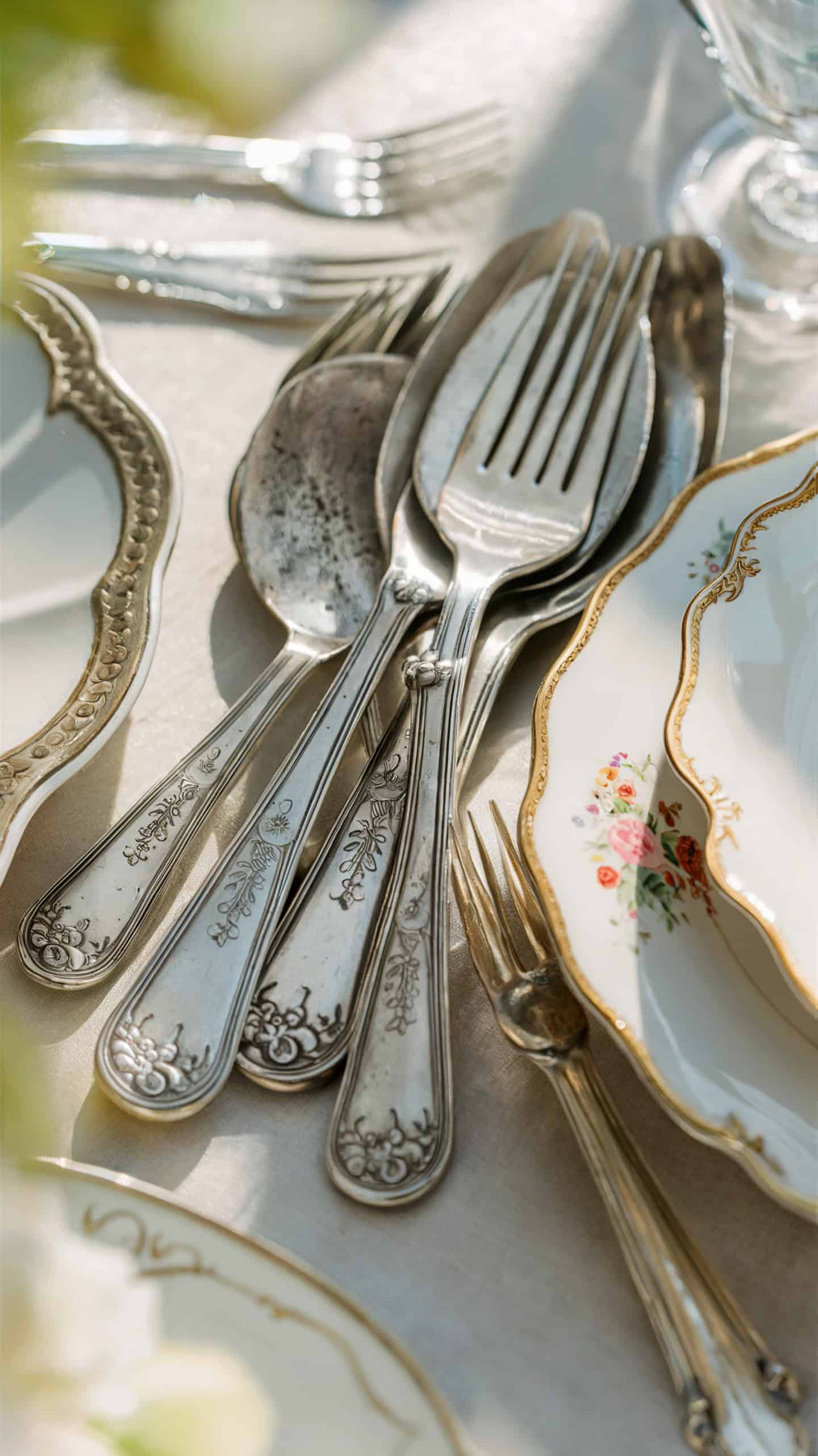 Antique Silverware Sets