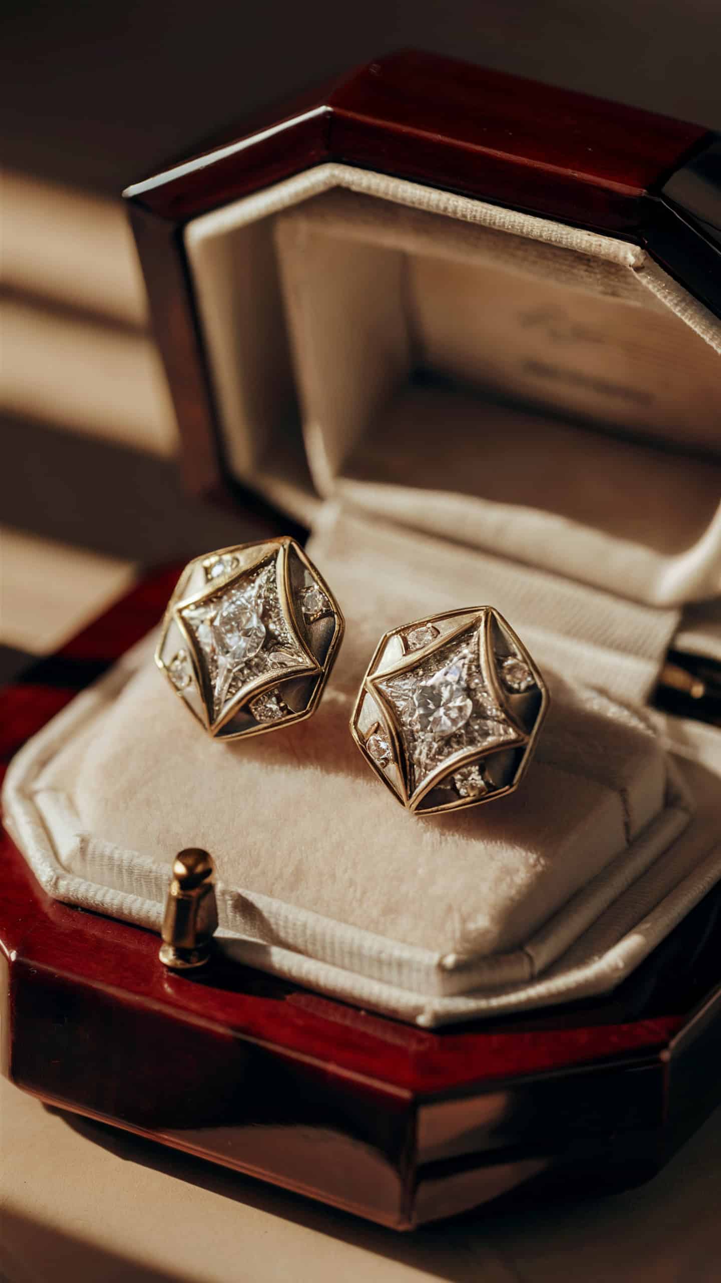 Art Deco Studs