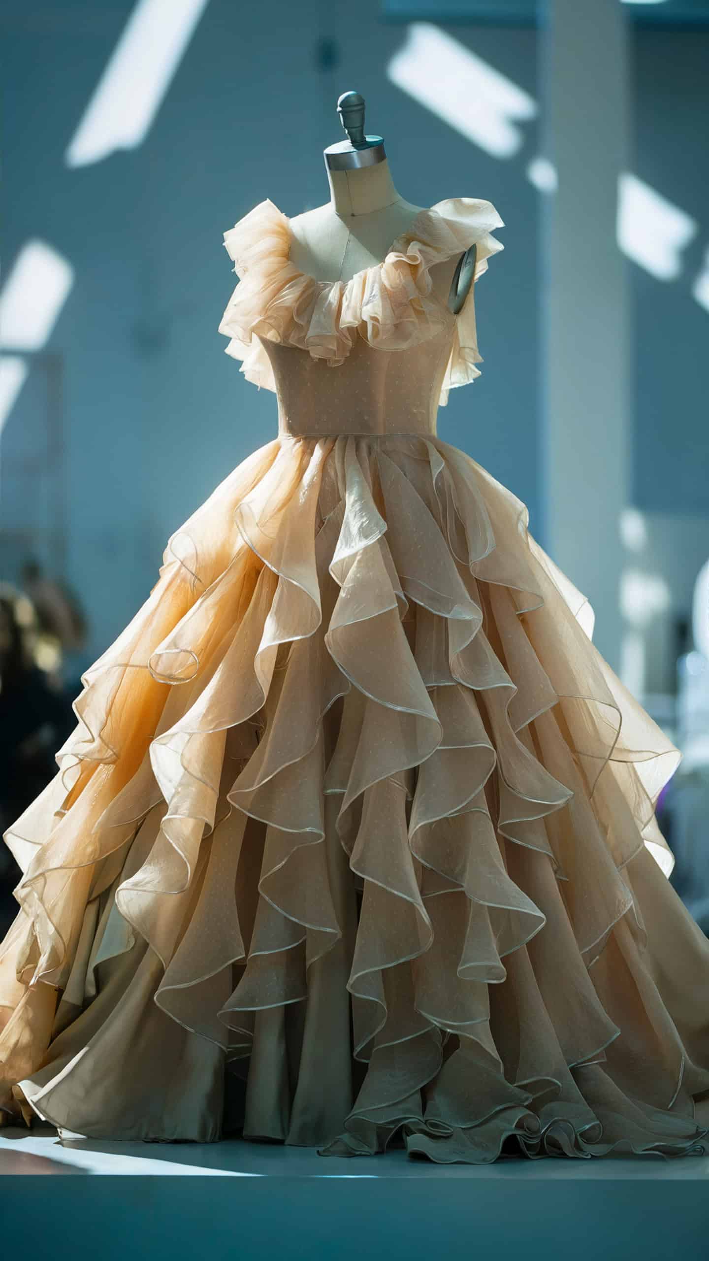 Ball Gown with Ruffles