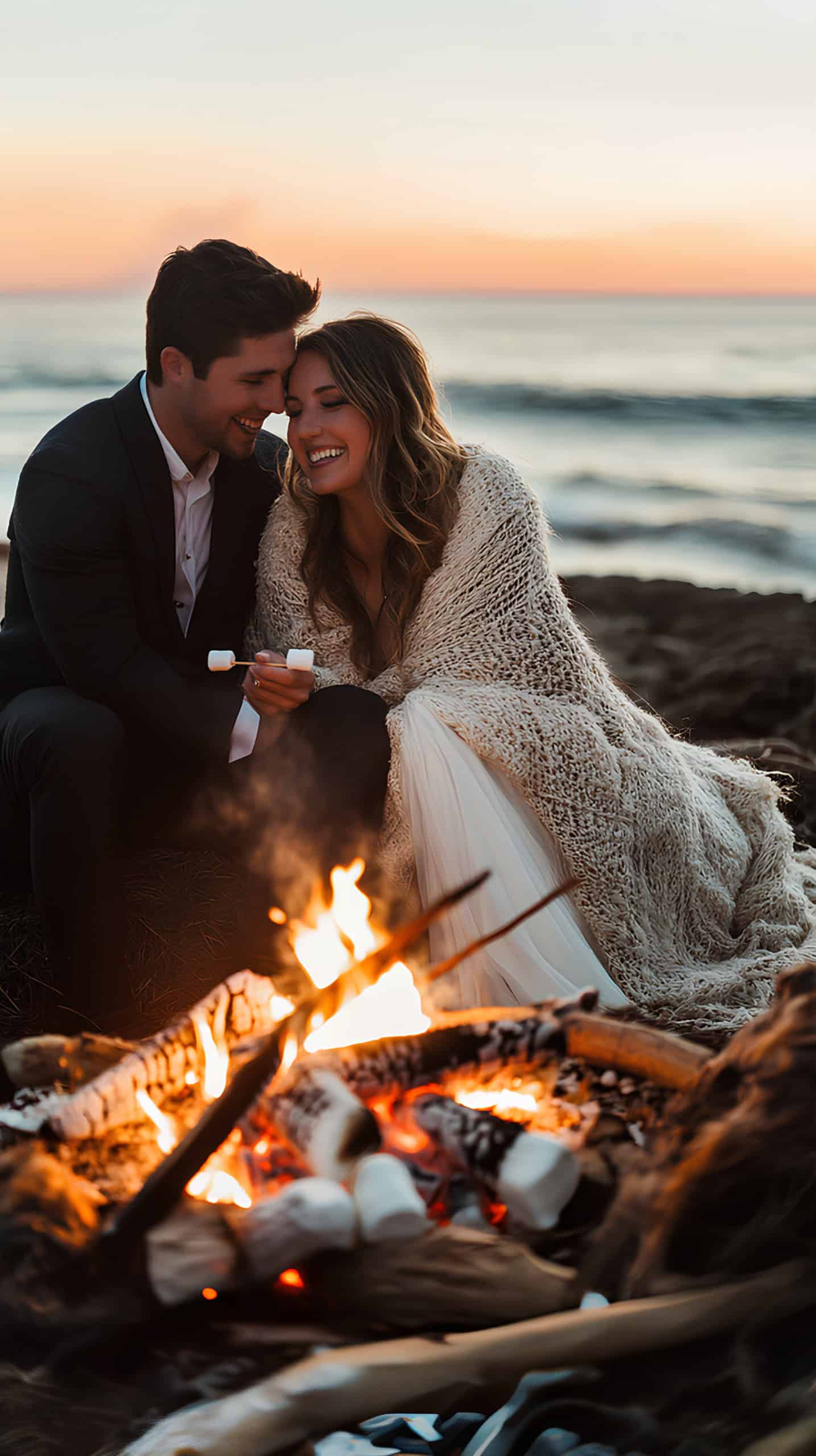 Beach Bonfire Snuggle