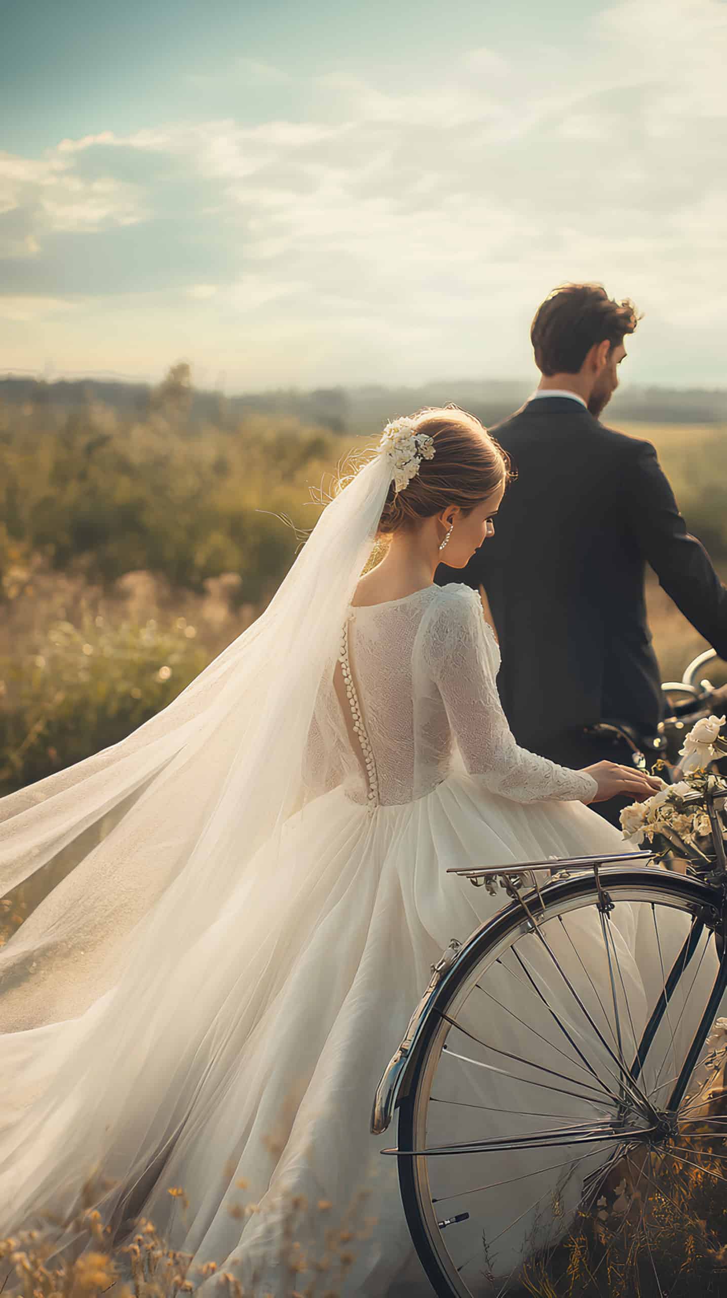 Bridal Veil on a Bicycle