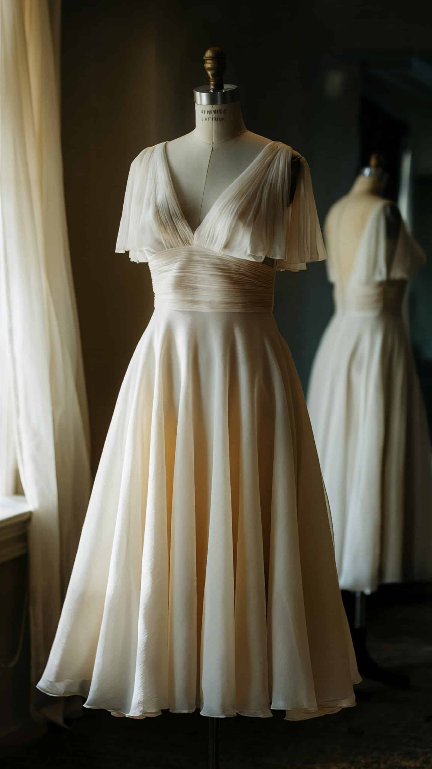 Chiffon Flare Dress