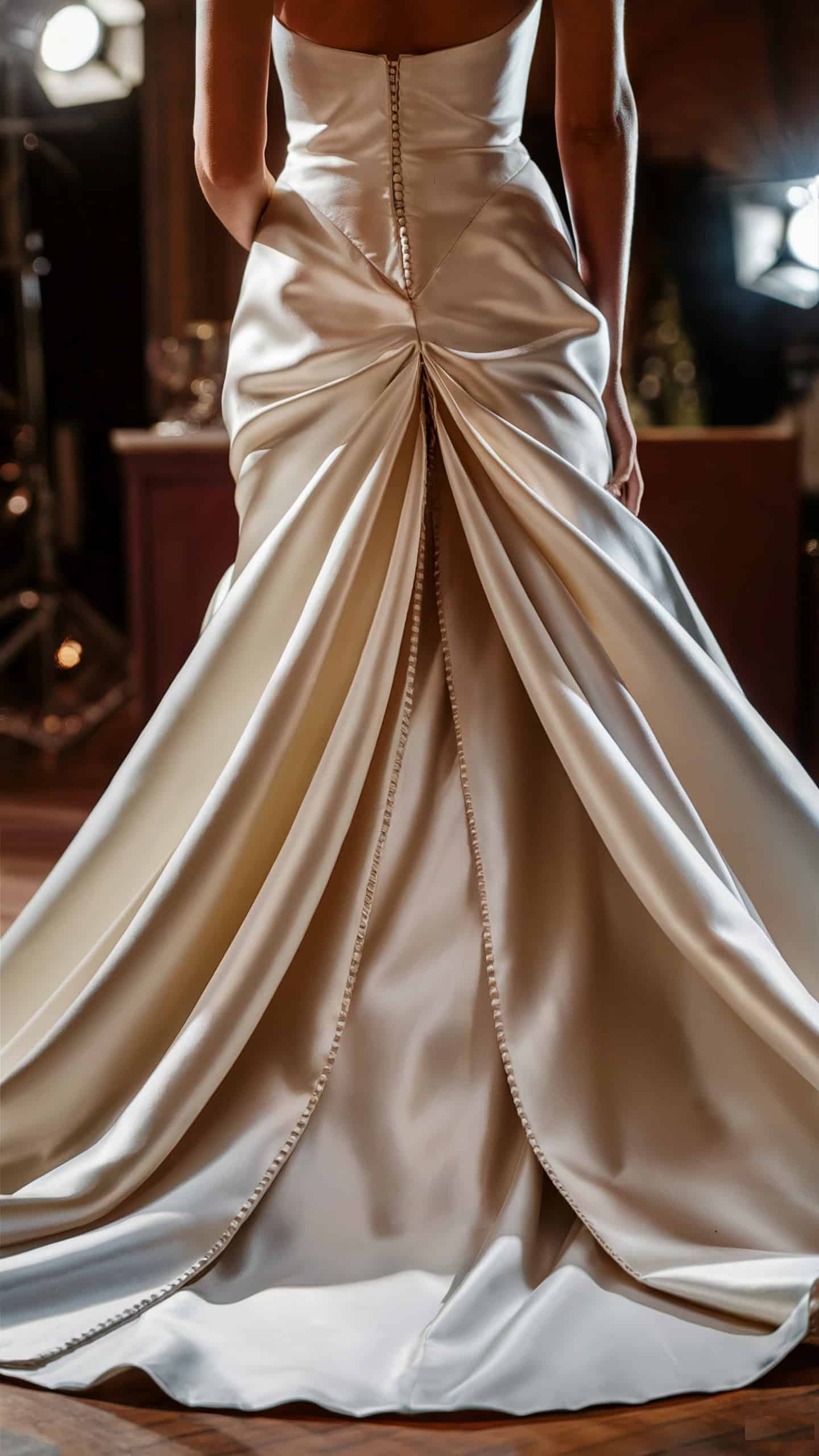Convertible Satin Gown
