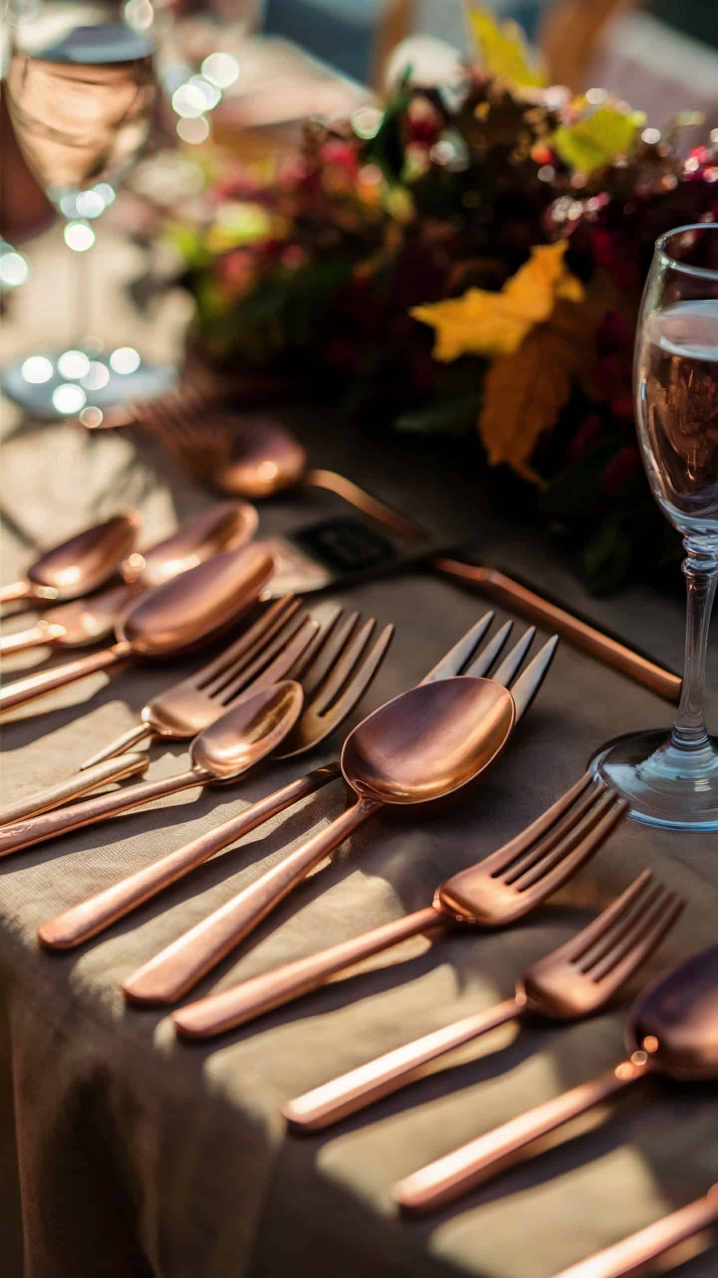 Copper Flatware
