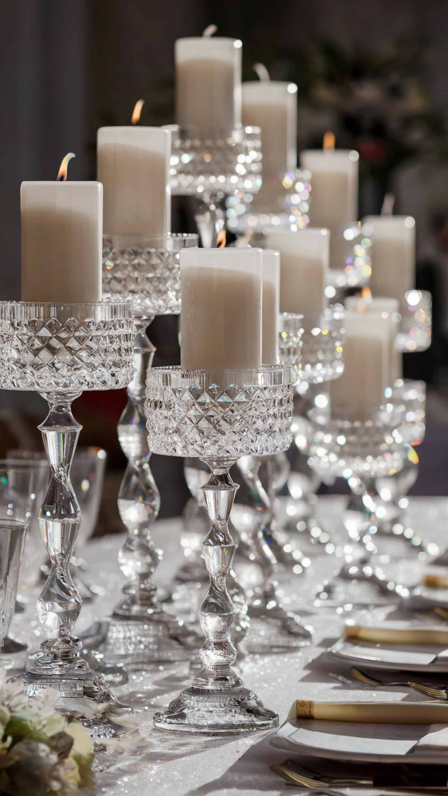 Crystal Candle Holders