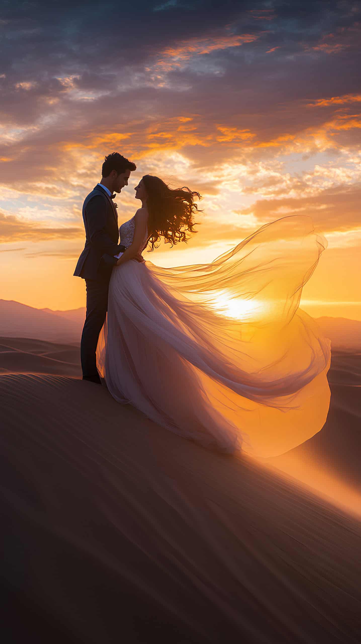 Desert Dunes at Dusk