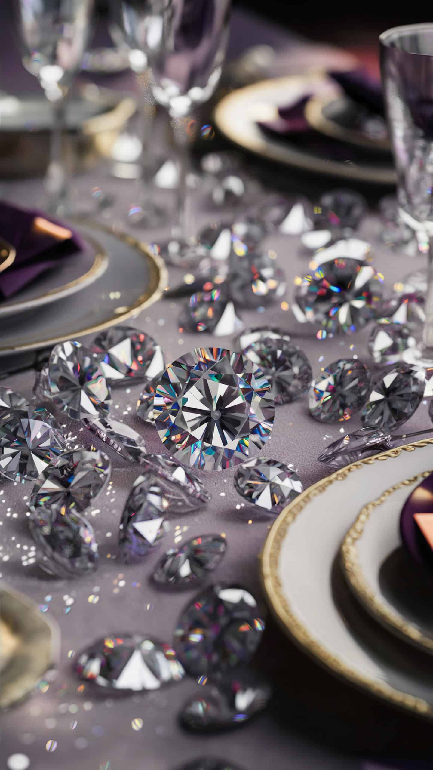 Diamond Table Scatters